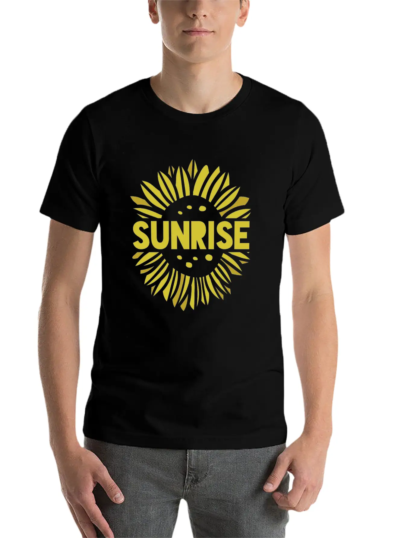 Sunrise Breathable Graphic T-Shirt – Perfect For Casual Days