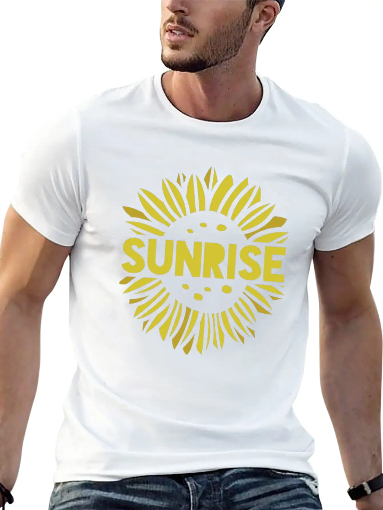 Sunrise Breathable Graphic T-Shirt – Perfect For Casual Days