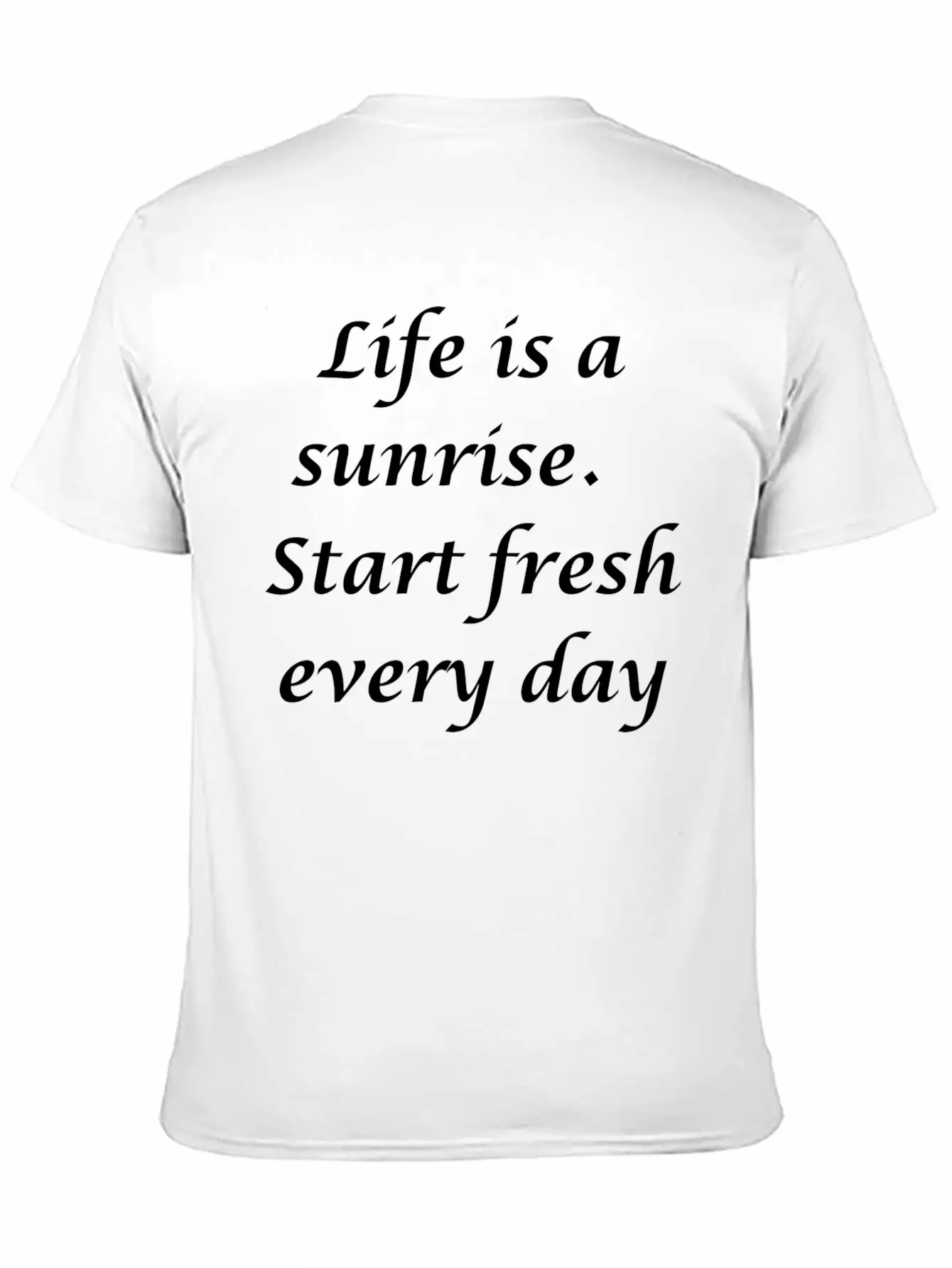 Sunrise Unisex Casual T-Shirt – Clean Design For Daily Comfort