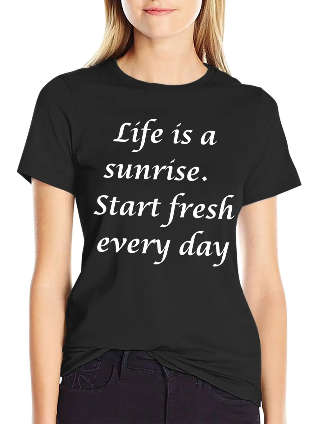 Sunrise Unisex Casual T-Shirt – Clean Design For Daily Comfort