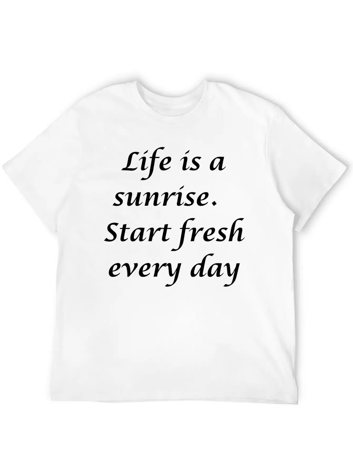 Sunrise Unisex Casual T-Shirt – Clean Design For Daily Comfort