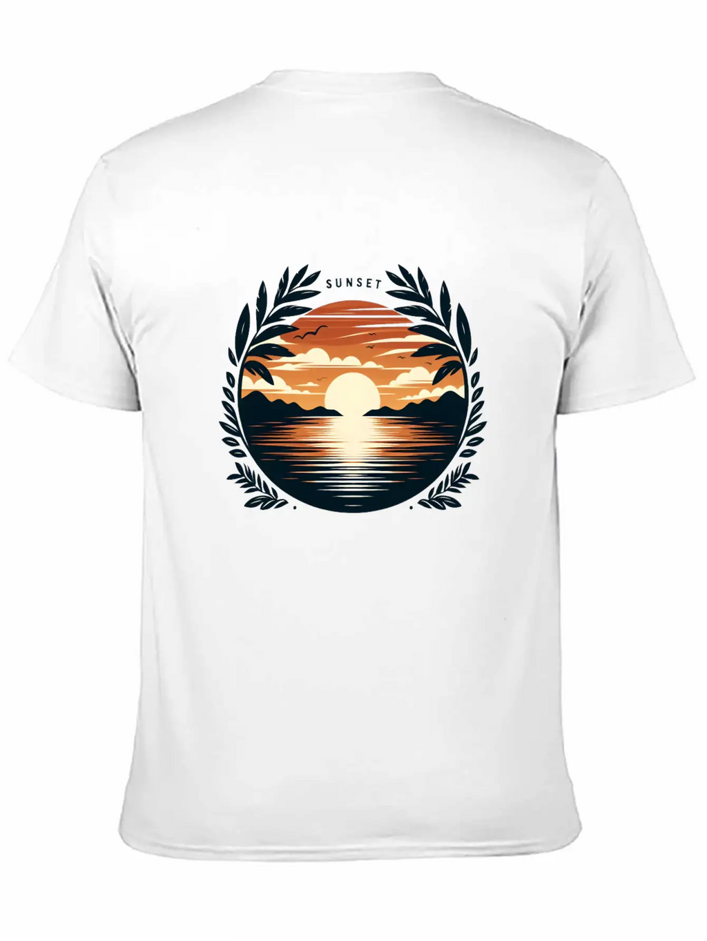 Sunset Basic Graphic T-Shirt – Daily Comfort In Soft Cotton