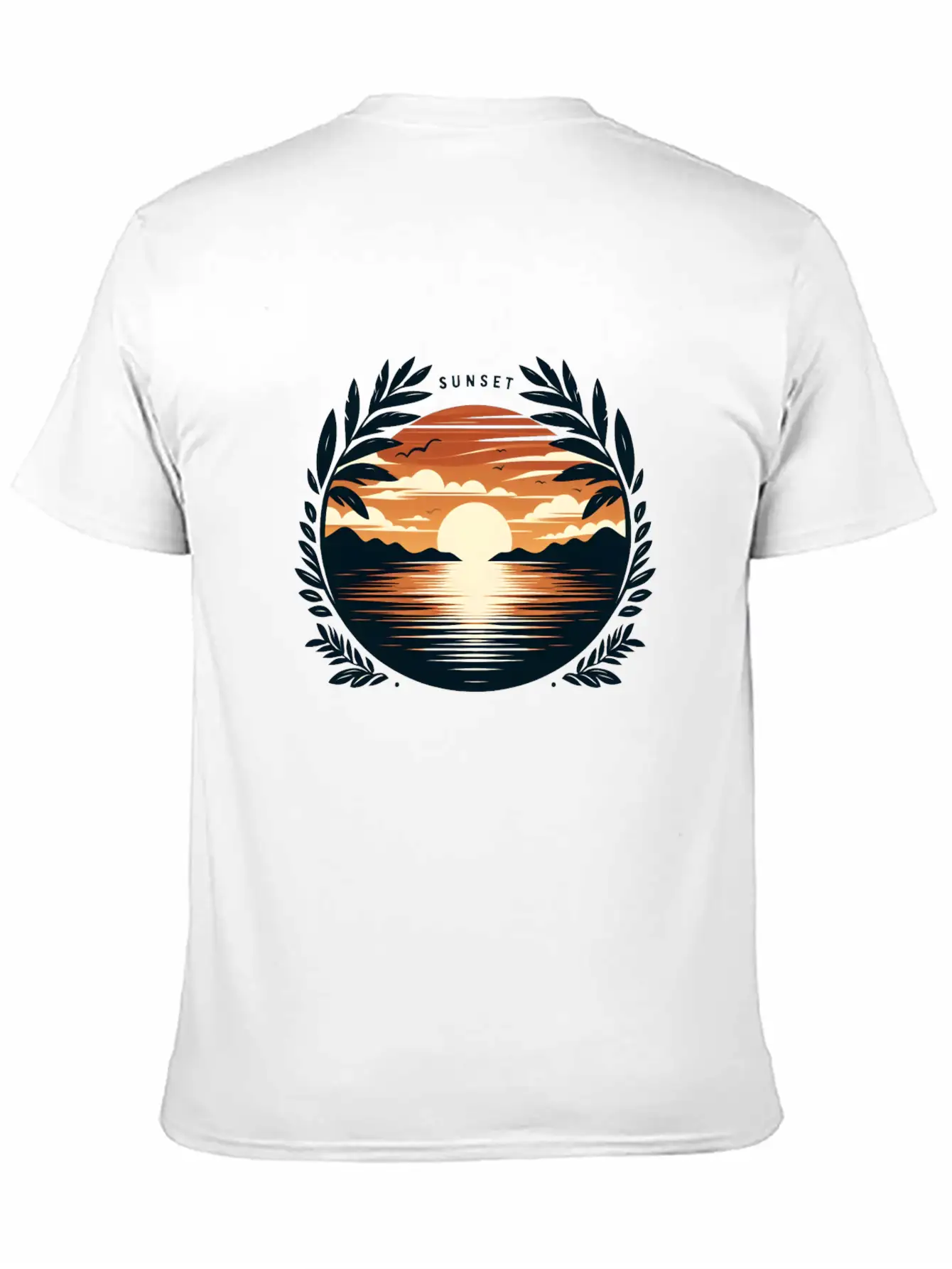 Sunset Basic Graphic T-Shirt – Daily Comfort In Soft Cotton