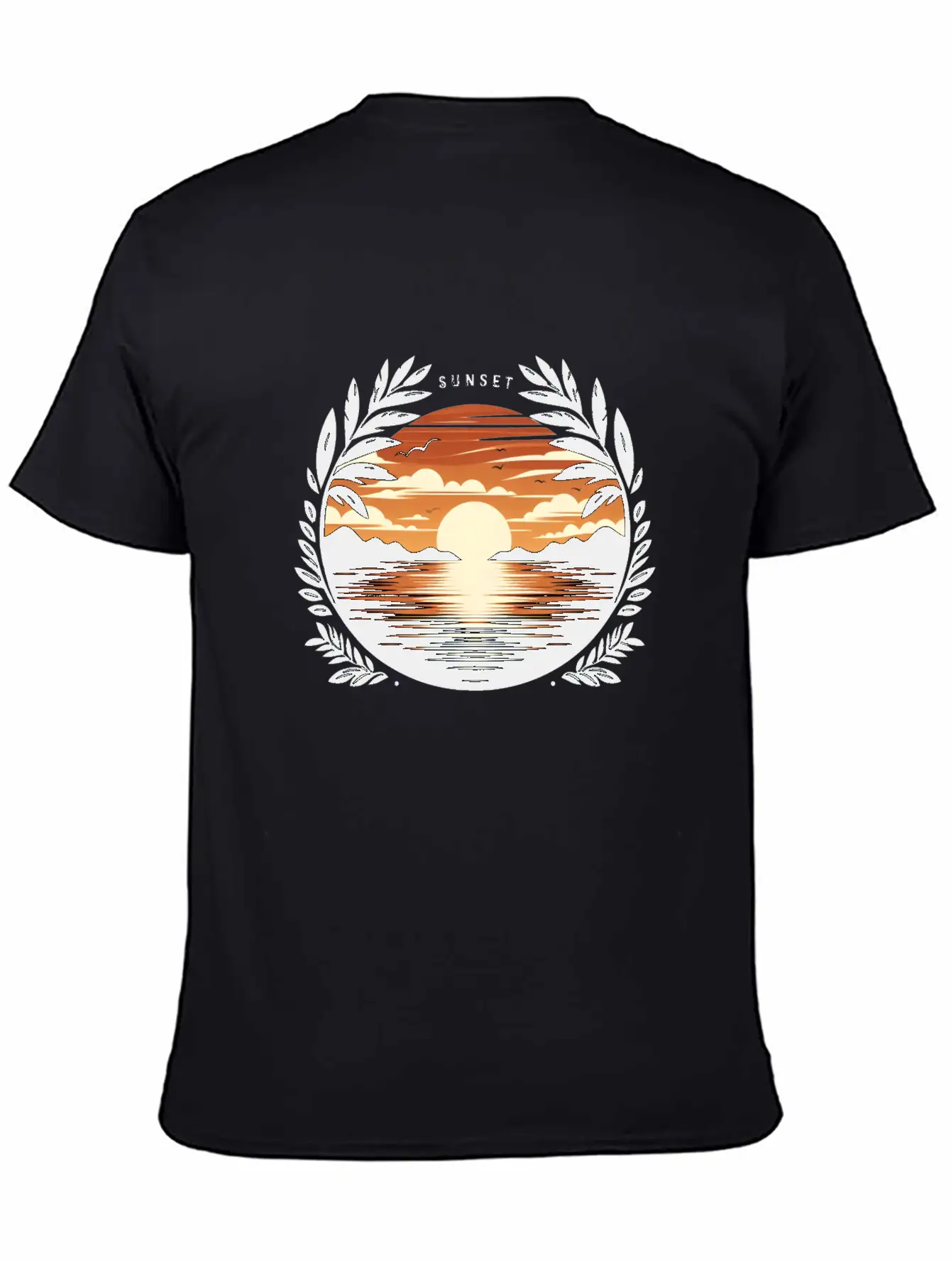 Sunset Basic Graphic T-Shirt – Daily Comfort In Soft Cotton