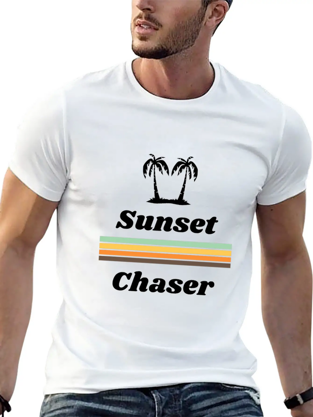 Sunset Chaser Basic Graphic T-Shirt – Daily Comfort In Soft Cotton