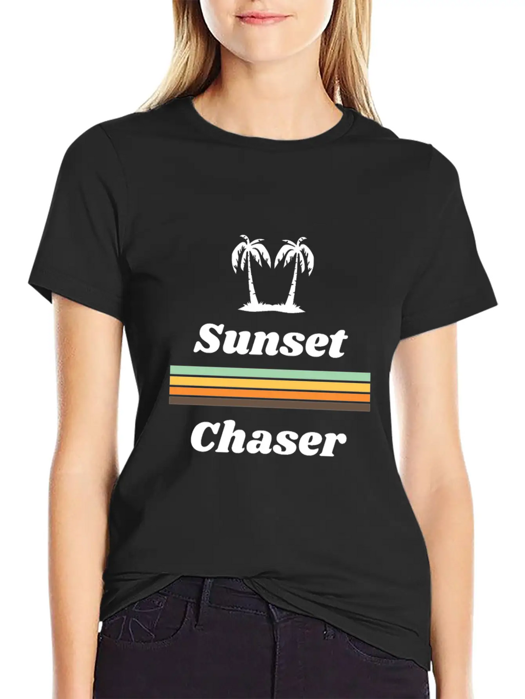 Sunset Chaser Basic Graphic T-Shirt – Daily Comfort In Soft Cotton