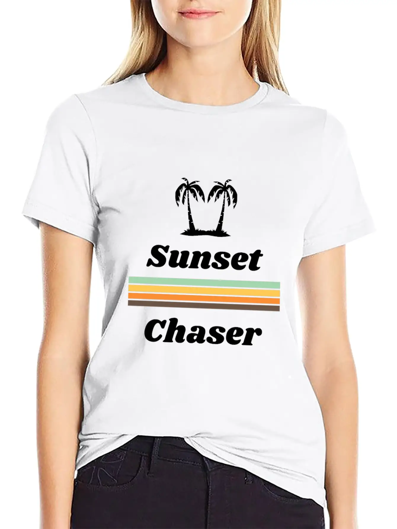 Sunset Chaser Basic Graphic T-Shirt – Daily Comfort In Soft Cotton