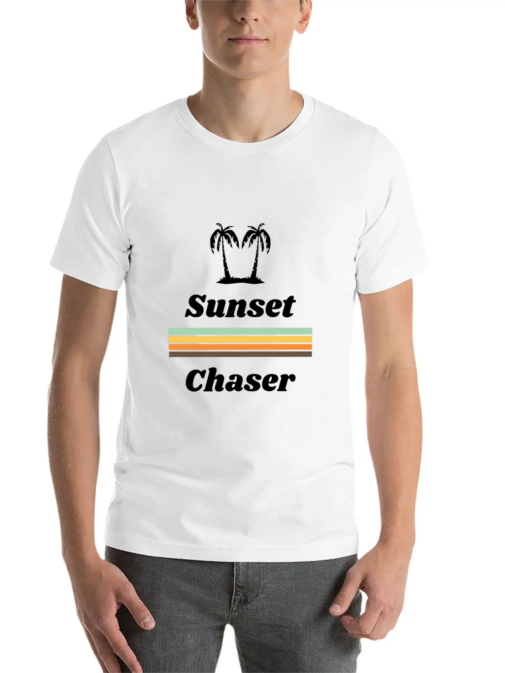 Sunset Chaser Basic Graphic T-Shirt – Daily Comfort In Soft Cotton