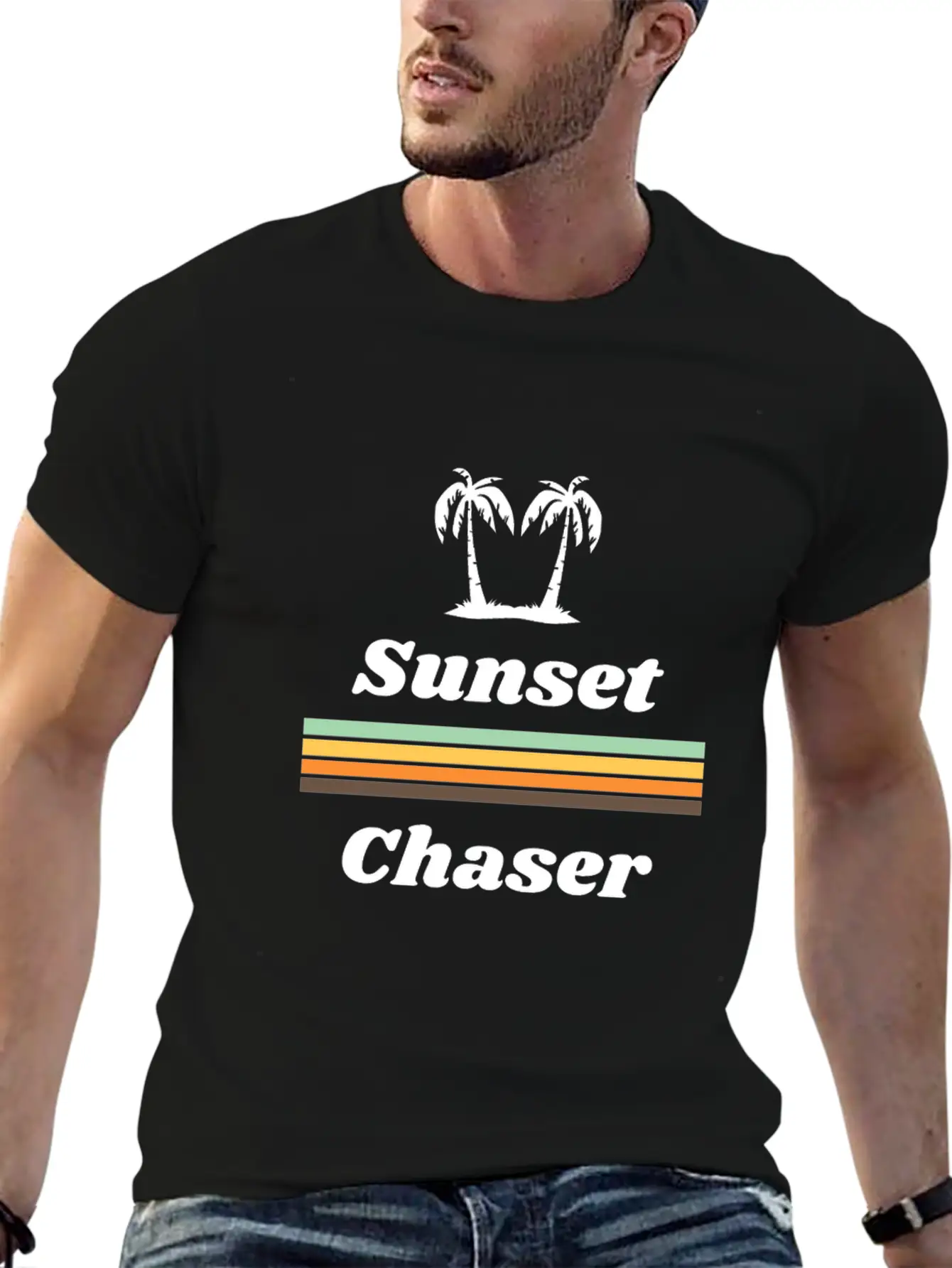 Sunset Chaser Basic Graphic T-Shirt – Daily Comfort In Soft Cotton