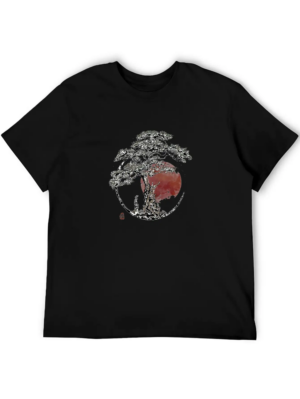 Sunset In Huangshan Classic Cotton Tee – Unisex Comfort For Any Season