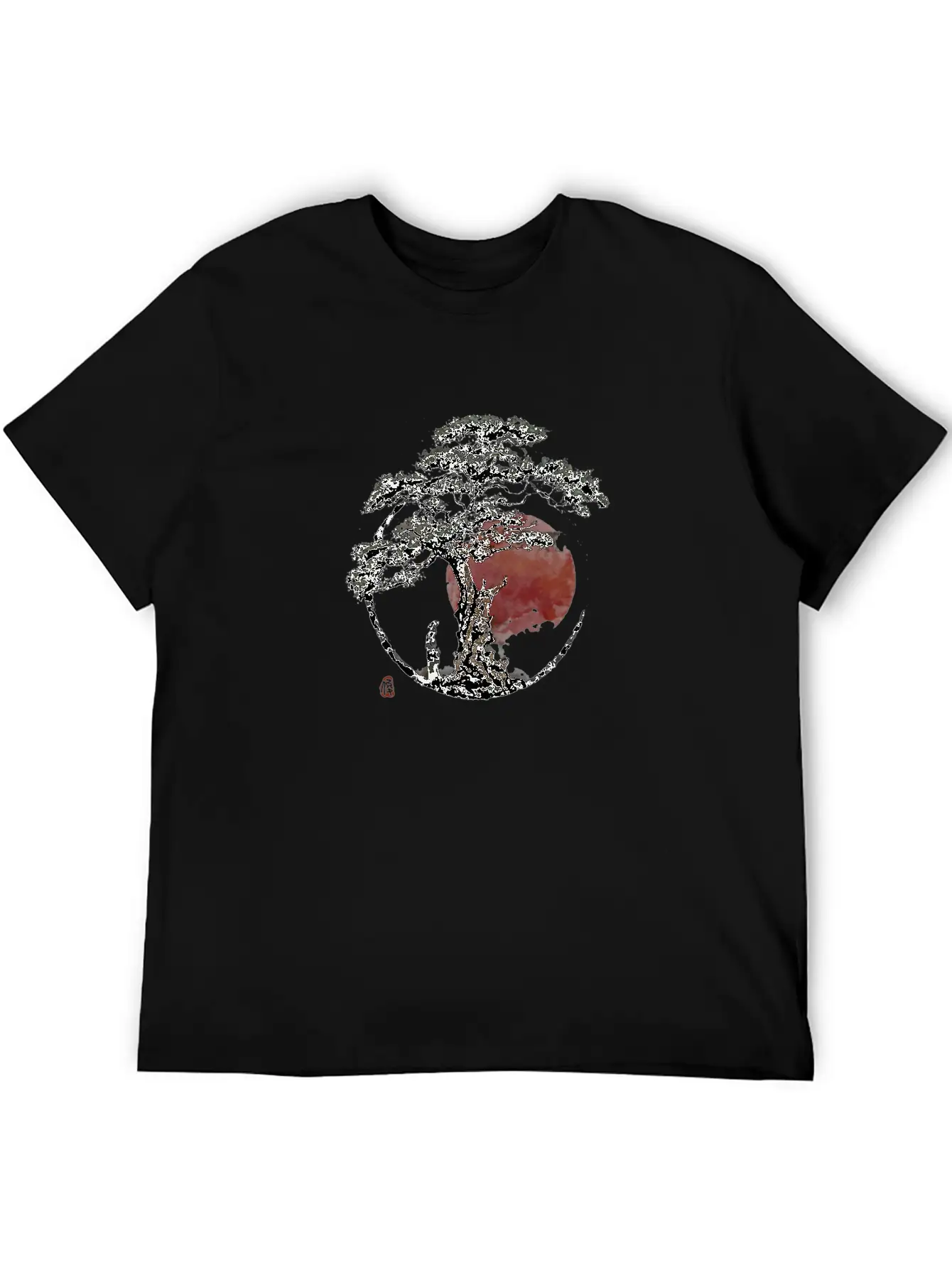 Sunset In Huangshan Classic Cotton Tee – Unisex Comfort For Any Season