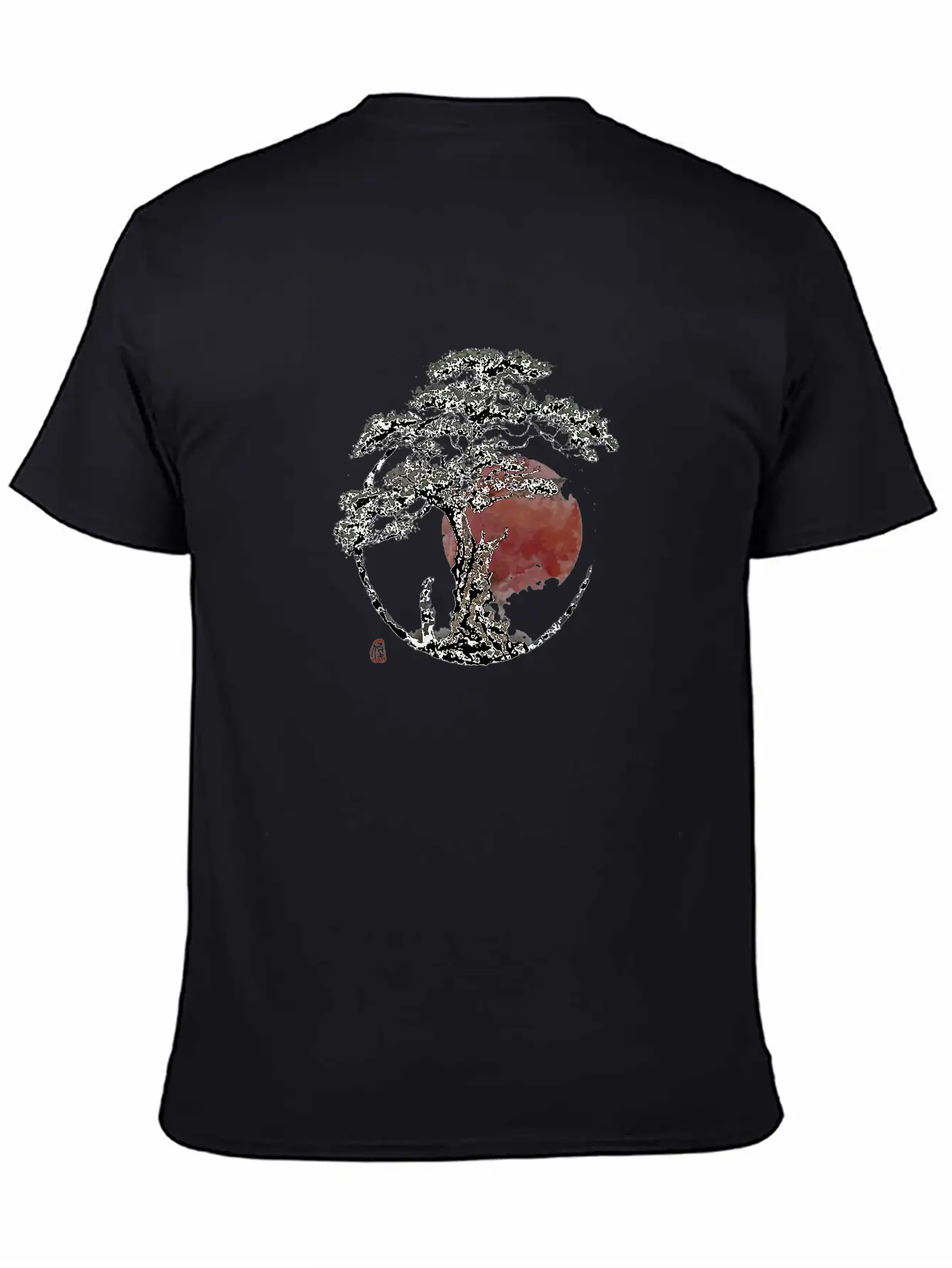 Sunset In Huangshan Classic Cotton Tee – Unisex Comfort For Any Season