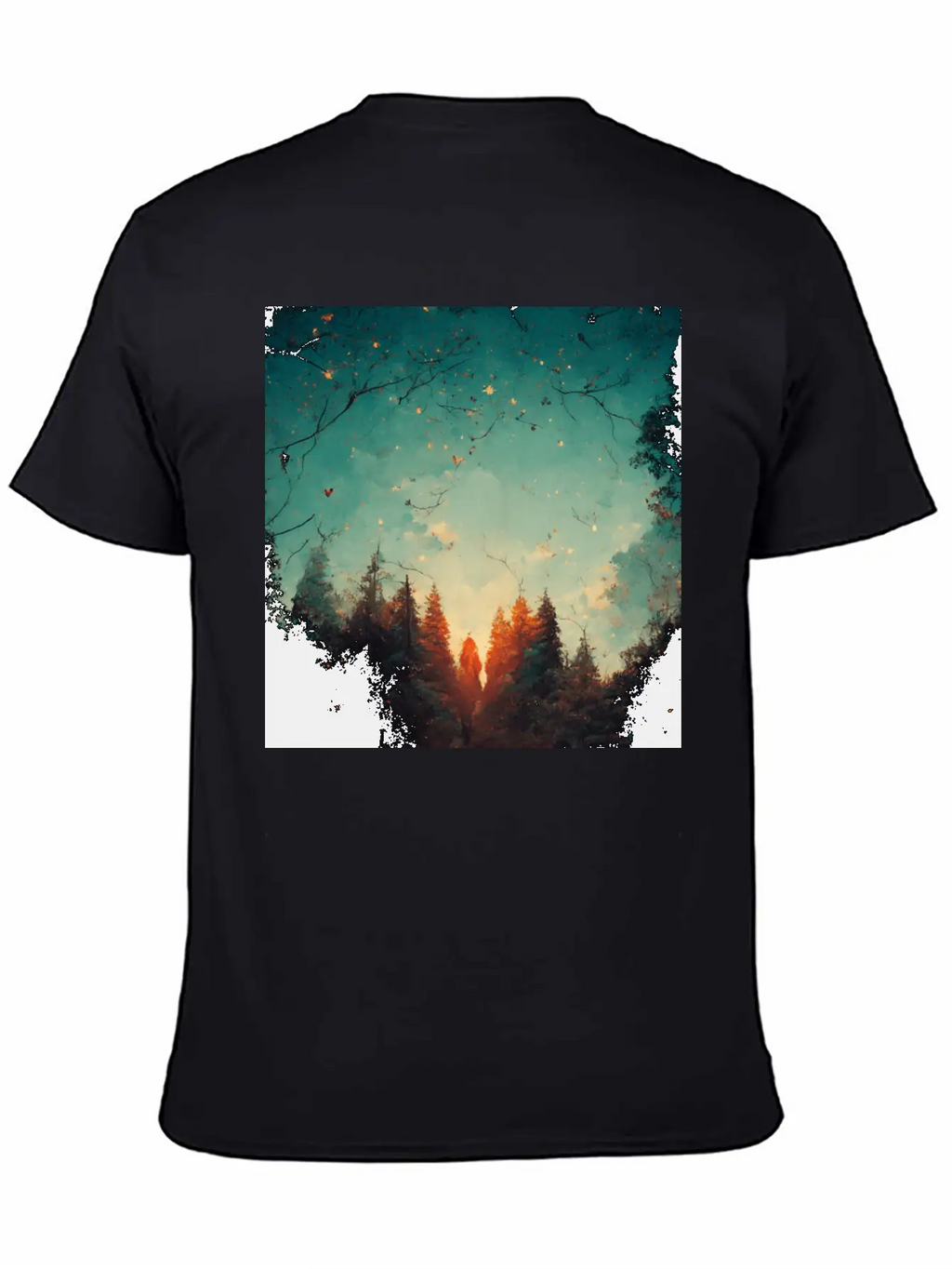 Sunset In The Forest Classic Cotton Tee – Unisex Comfort For Any Season