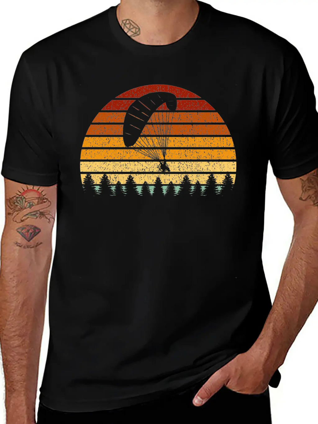 Sunset Paragliding For Paragliders Classic Cotton Tee – Unisex Comfort For Any Season