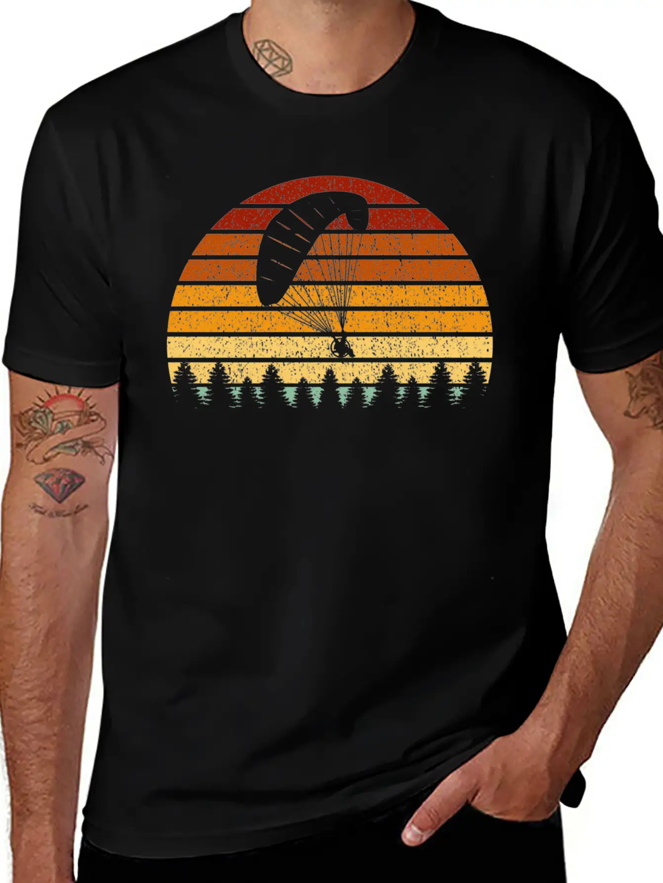 Sunset Paragliding For Paragliders Classic Cotton Tee – Unisex Comfort For Any Season