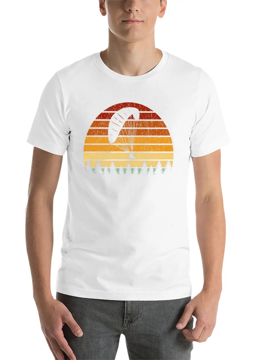 Sunset Paragliding For Paragliders Classic Cotton Tee – Unisex Comfort For Any Season