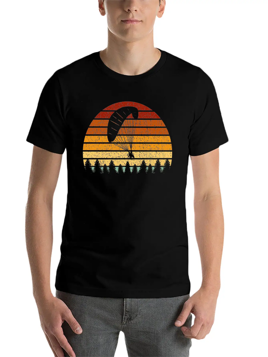 Sunset Paragliding For Paragliders Classic Cotton Tee – Unisex Comfort For Any Season
