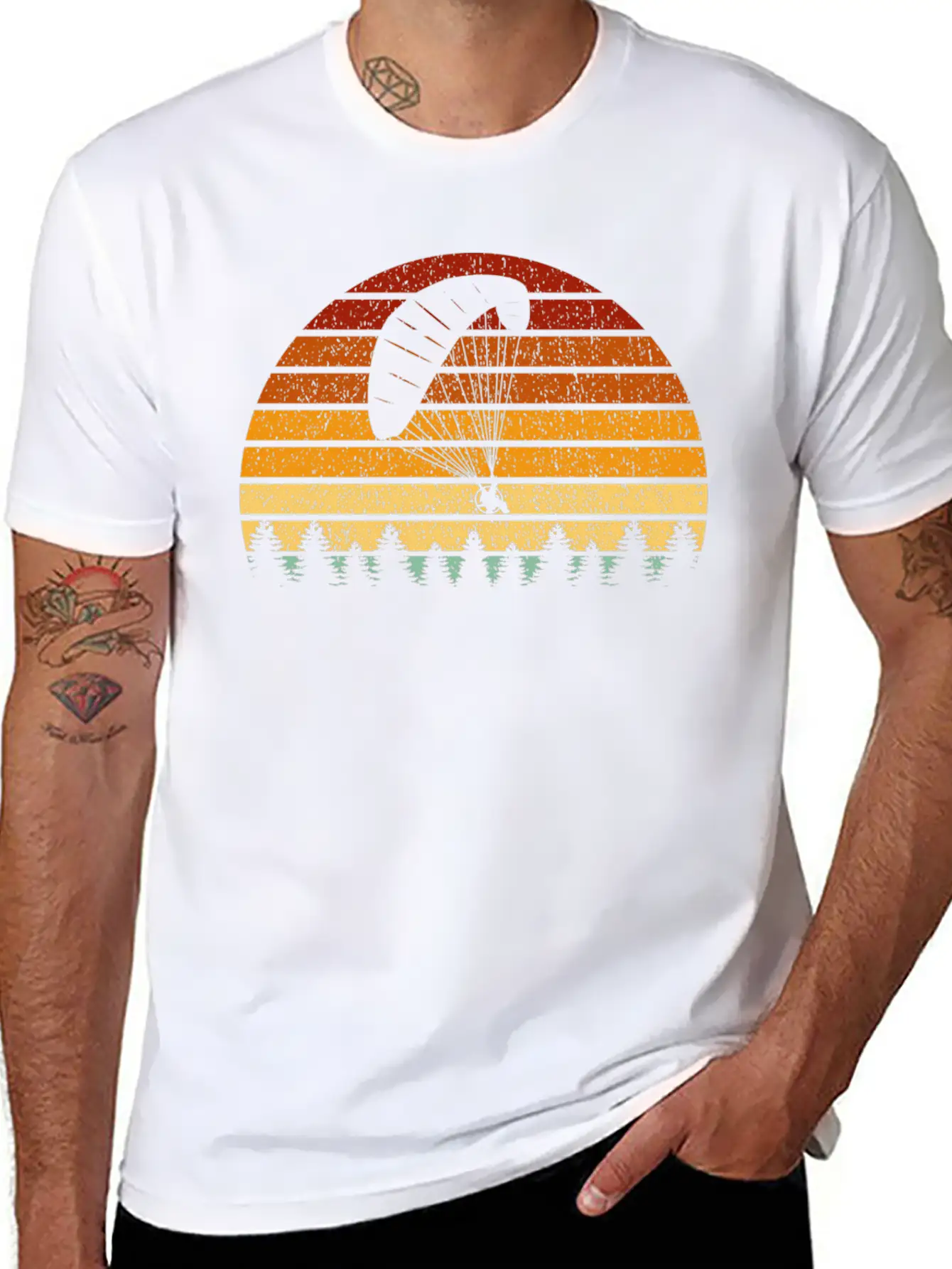Sunset Paragliding For Paragliders Classic Cotton Tee – Unisex Comfort For Any Season