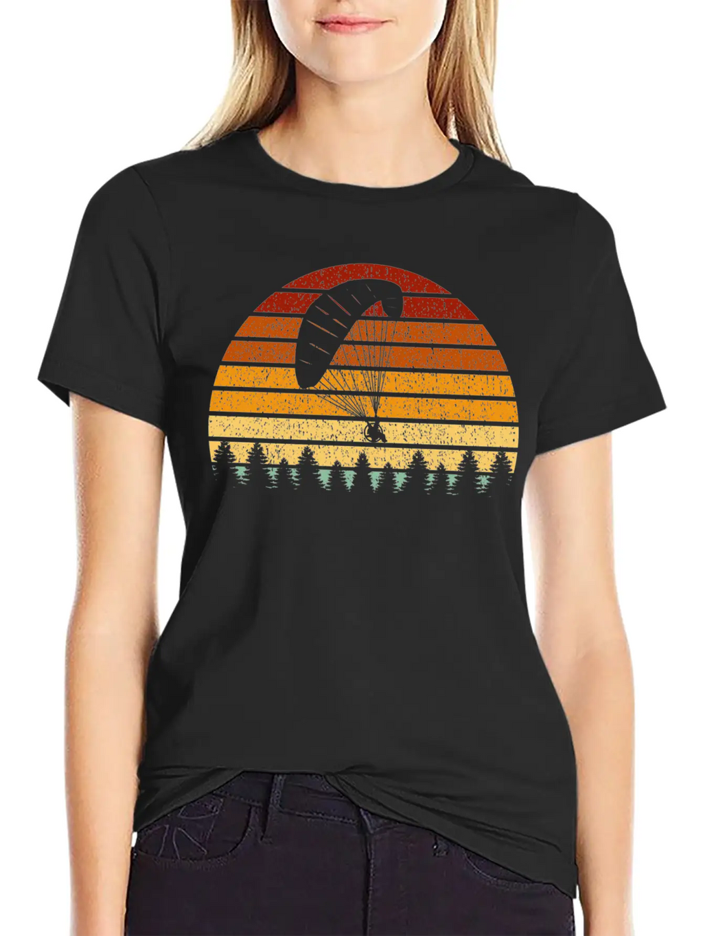 Sunset Paragliding For Paragliders Classic Cotton Tee – Unisex Comfort For Any Season
