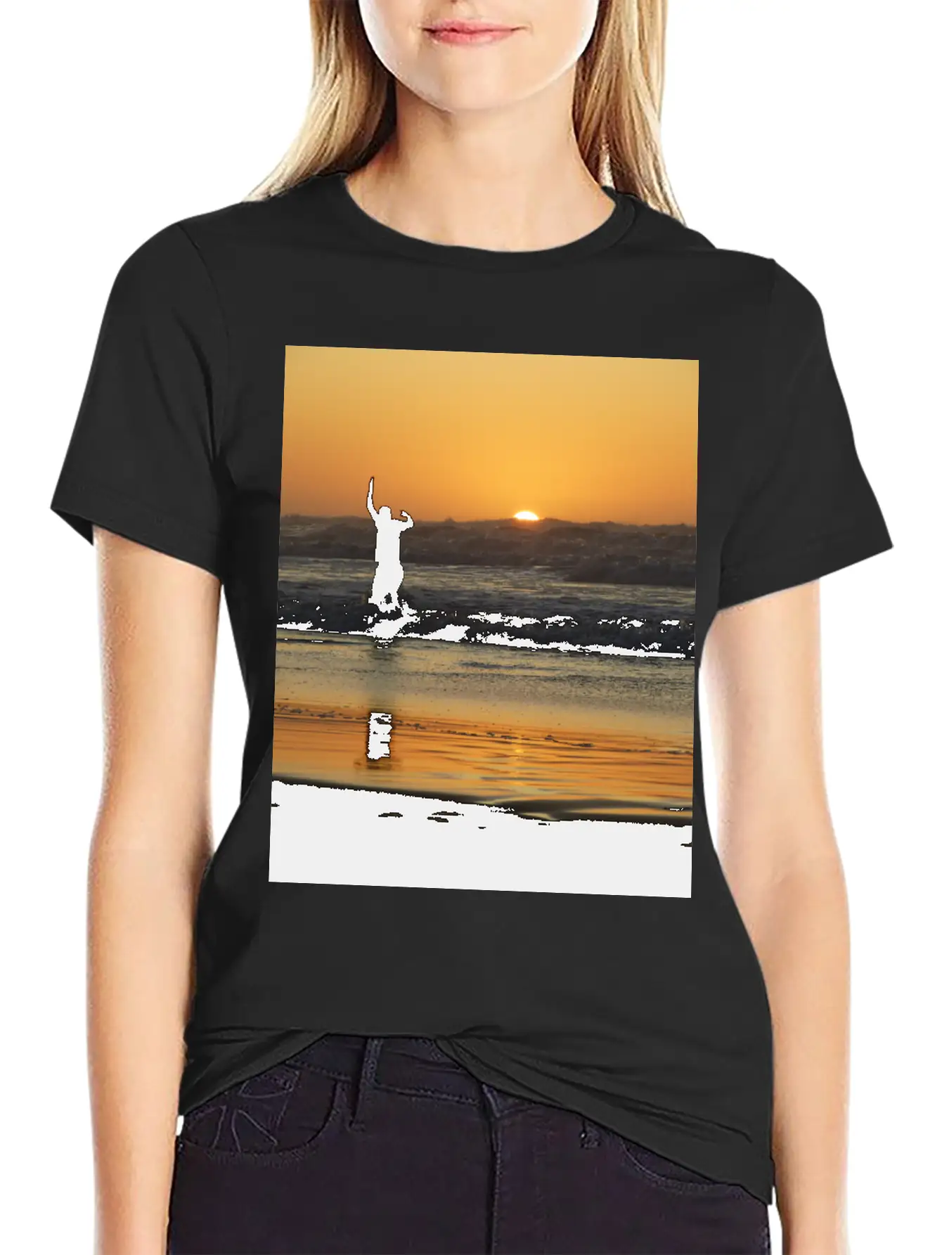 Sunset, Sunset Lovers, Sunset Time Classic Cotton Tee – Unisex Comfort For Any Season