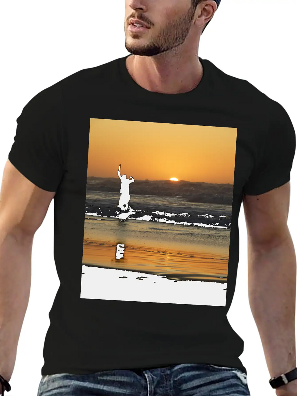 Sunset, Sunset Lovers, Sunset Time Classic Cotton Tee – Unisex Comfort For Any Season
