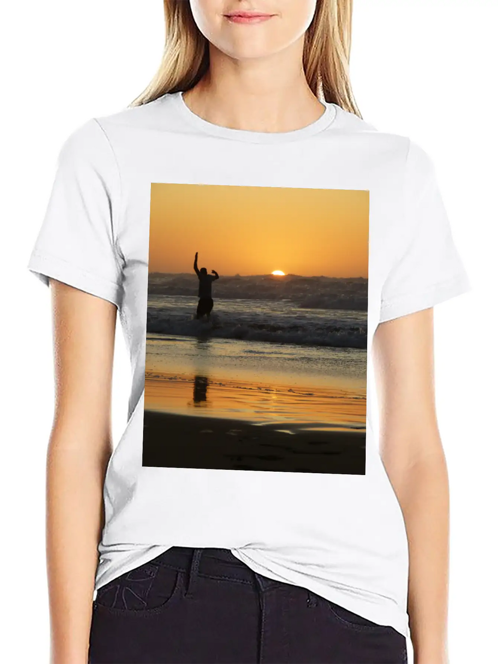 Sunset, Sunset Lovers, Sunset Time Classic Cotton Tee – Unisex Comfort For Any Season