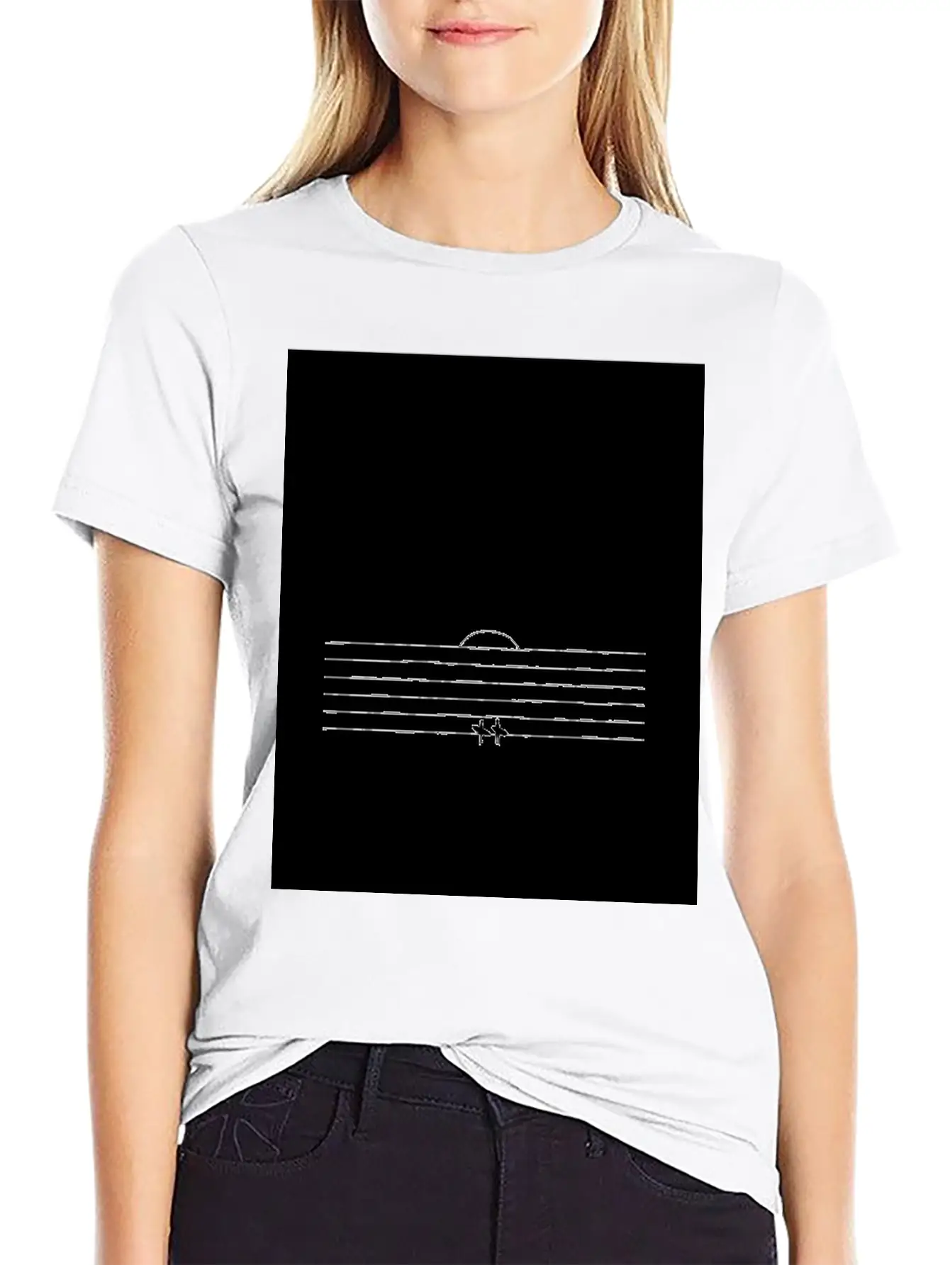 SUNSET SURF | Minimalist Surf Art | Ocean Poster Essential Cotton Tee For Daily Outfits – Unisex Style
