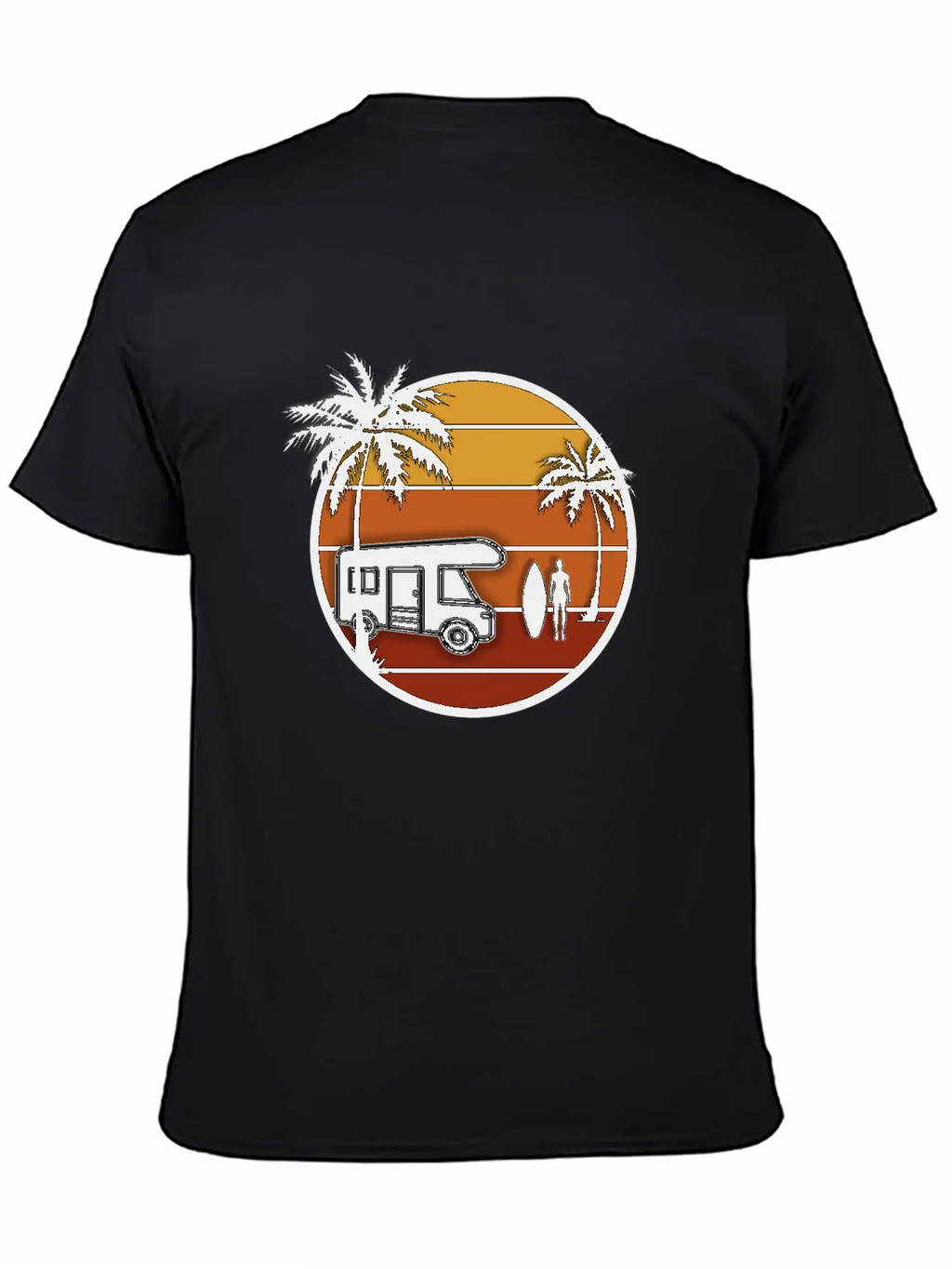Sunset Surfer Classic Cotton Tee – Unisex Comfort For Any Season