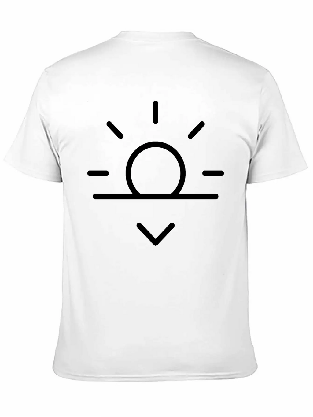 Sunset Unisex Casual T-Shirt – Clean Design For Daily Comfort