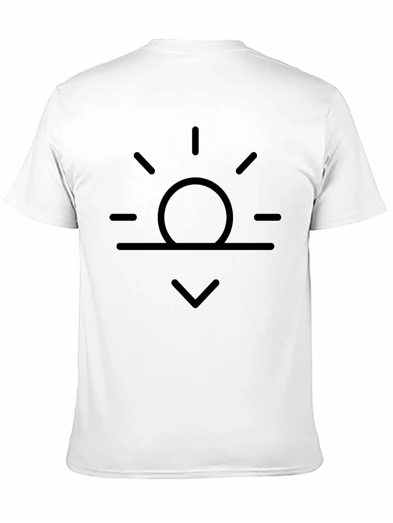 Sunset Unisex Casual T-Shirt – Clean Design For Daily Comfort