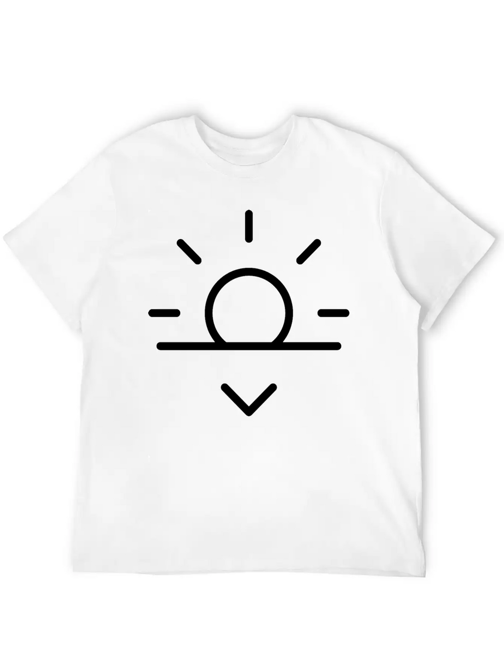 Sunset Unisex Casual T-Shirt – Clean Design For Daily Comfort