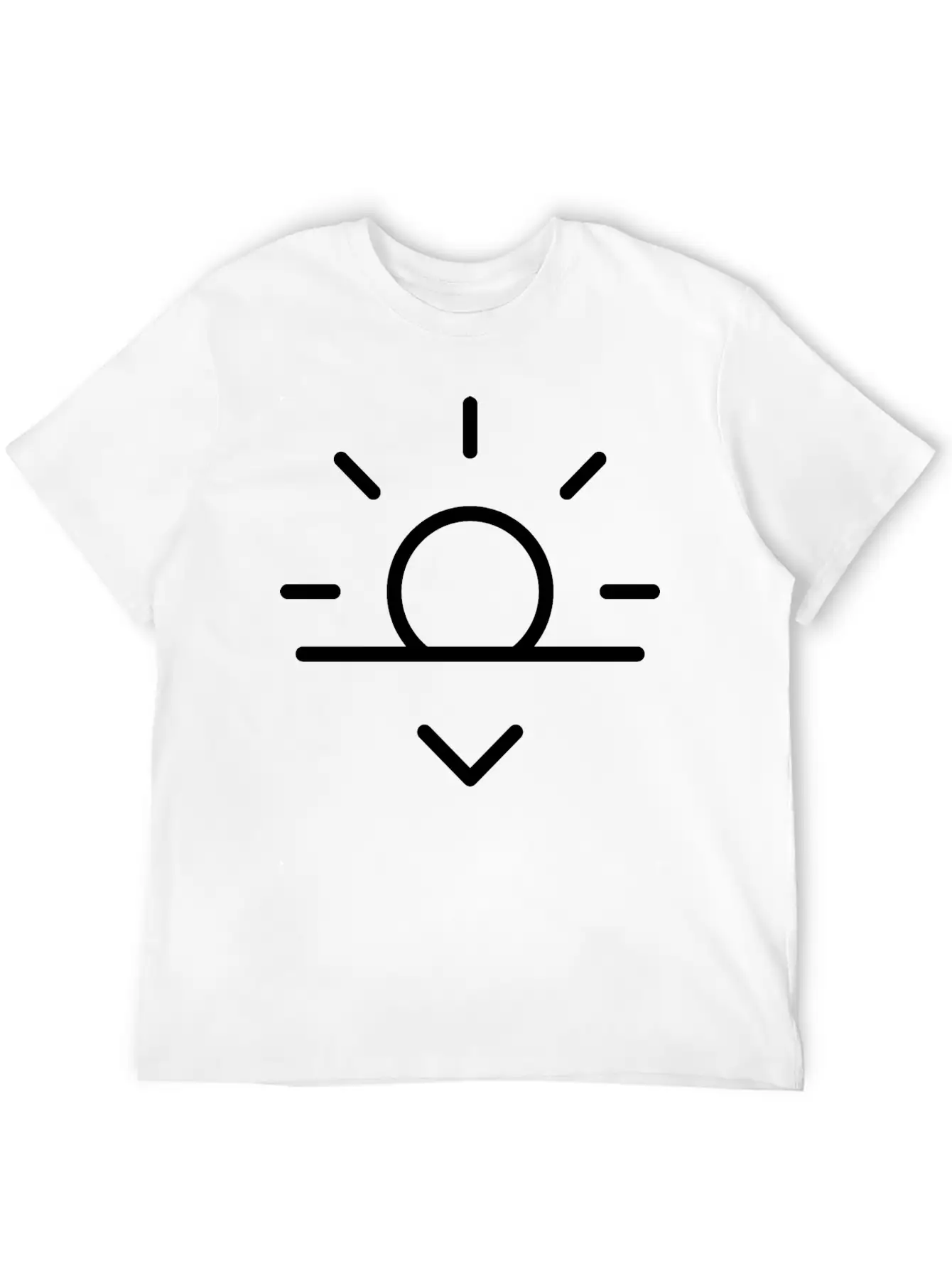 Sunset Unisex Casual T-Shirt – Clean Design For Daily Comfort