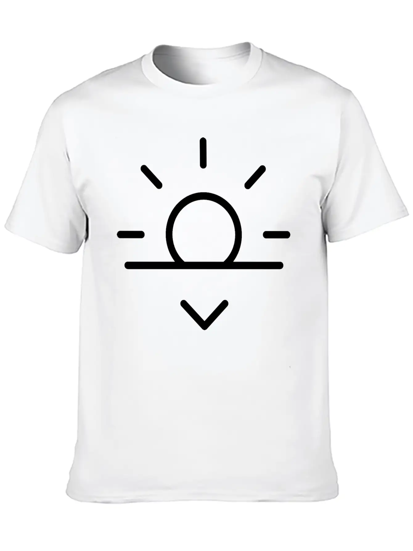 Sunset Unisex Casual T-Shirt – Clean Design For Daily Comfort