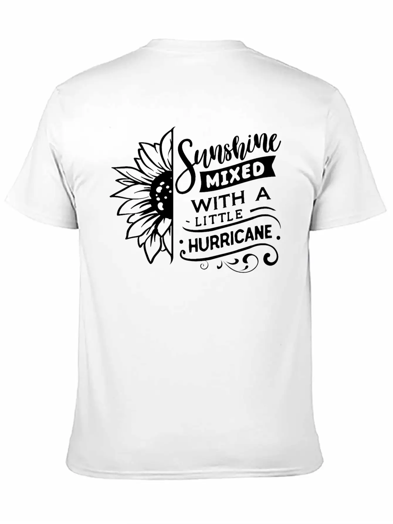 Sunshine Mixed With A Little Hurricane Breathable Soft Cotton T-Shirt – Timeless Casual Look