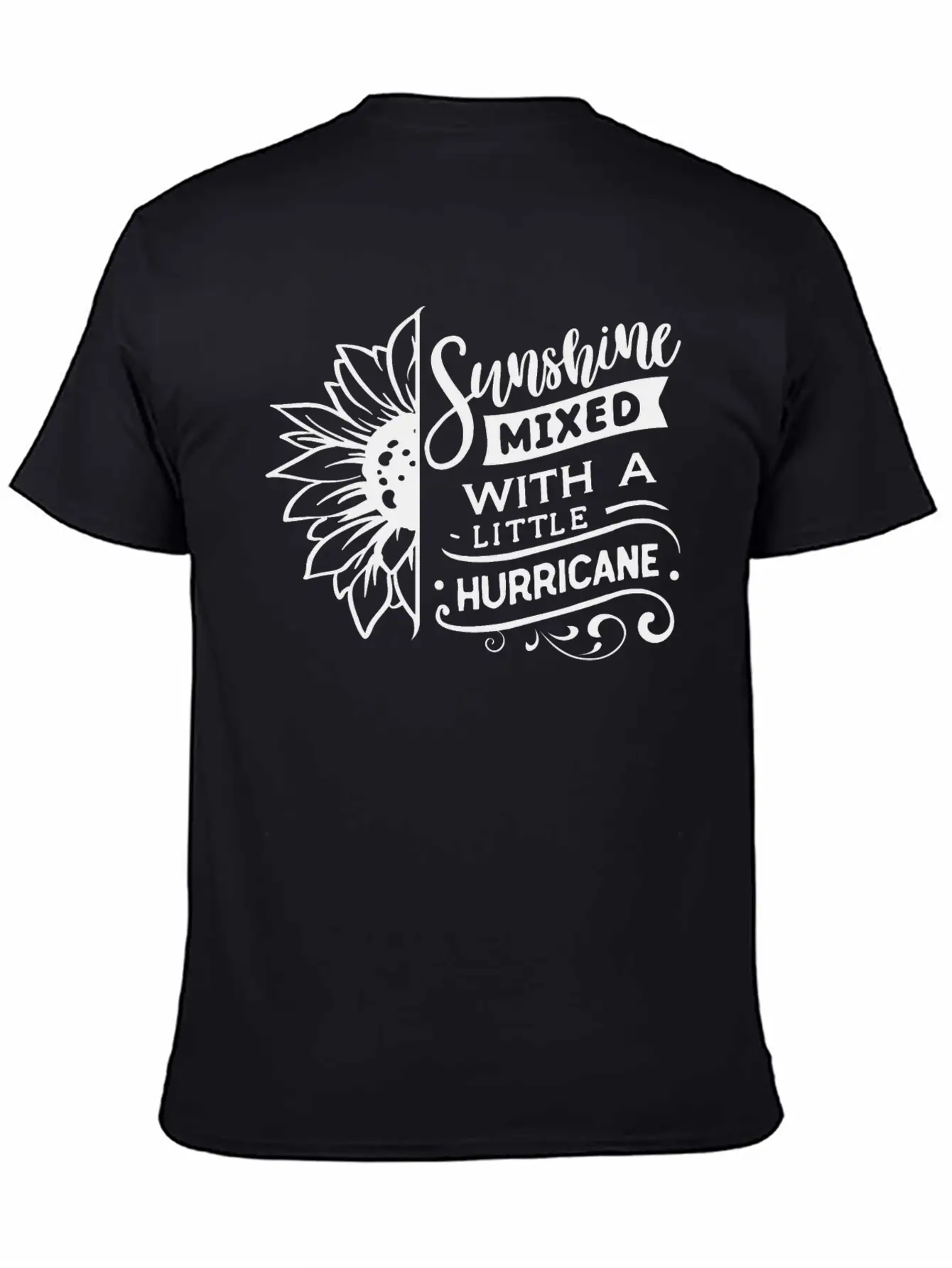 Sunshine Mixed With A Little Hurricane Breathable Soft Cotton T-Shirt – Timeless Casual Look