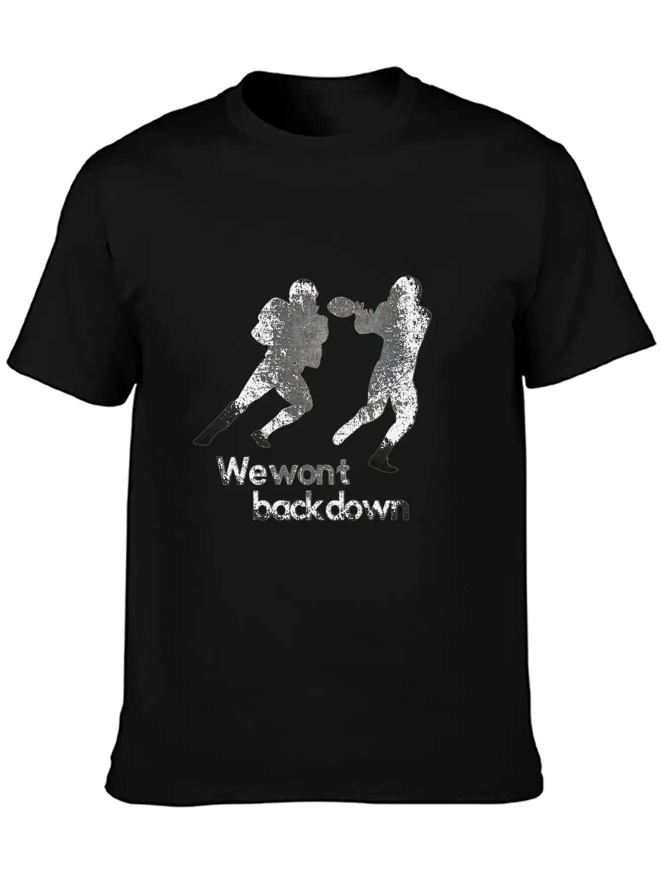 Super Bowl We Wont Back Down Running Back Goal Stylish Everyday T-Shirt – Unisex Basic Cotton Tee