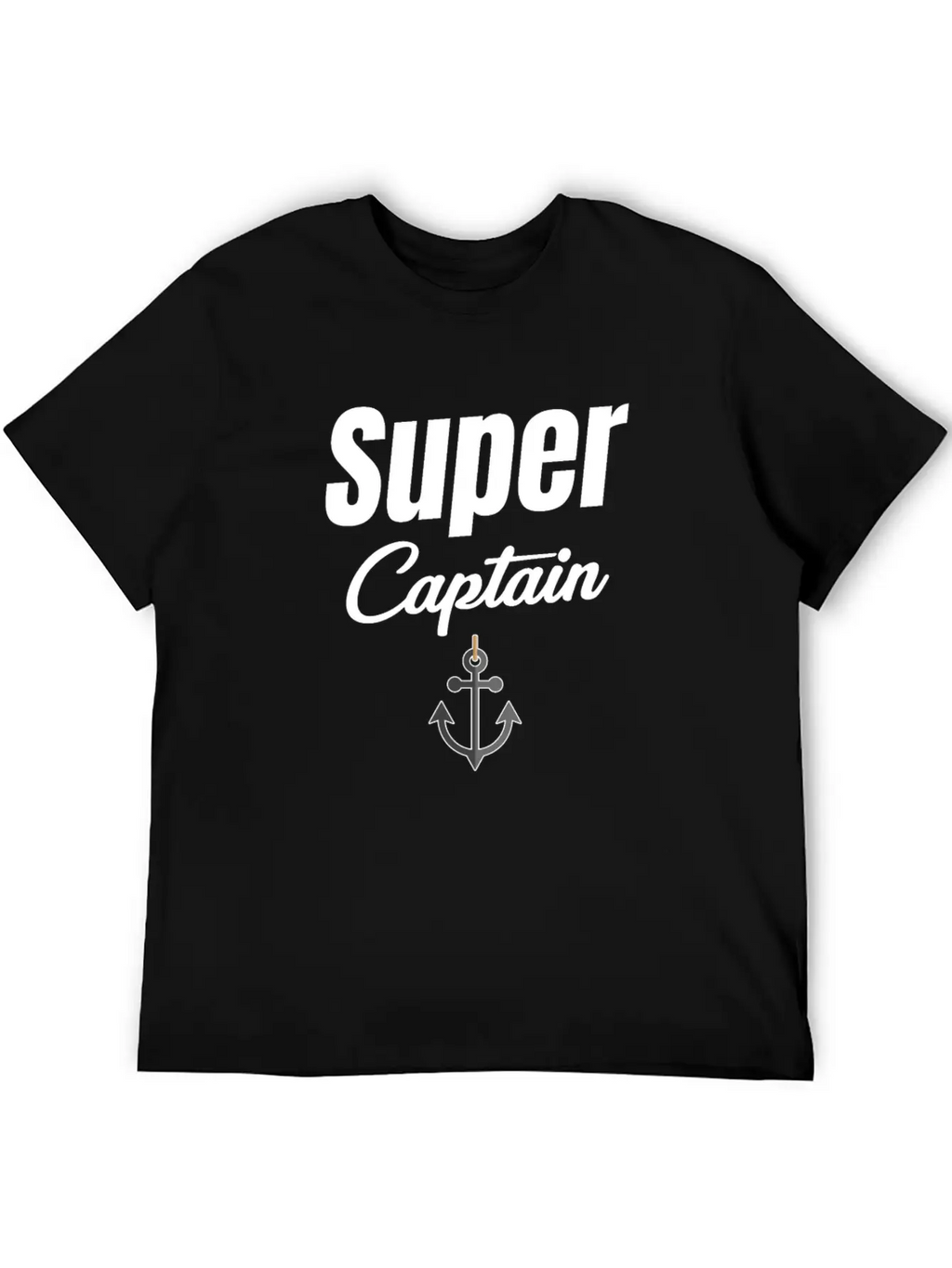 Super Captain Funny Ship Captain Cruise Sailing Basic Graphic T-Shirt – Daily Comfort In Soft Cotton