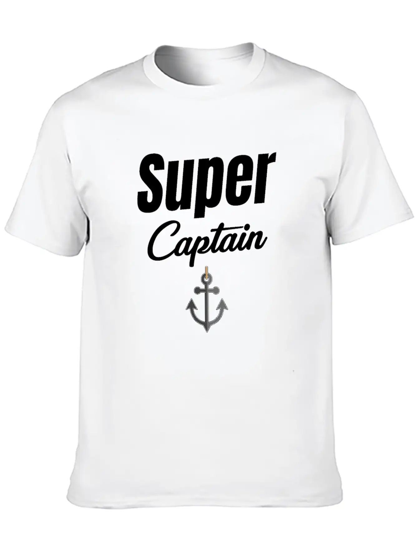 Super Captain Funny Ship Captain Cruise Sailing Basic Graphic T-Shirt – Daily Comfort In Soft Cotton