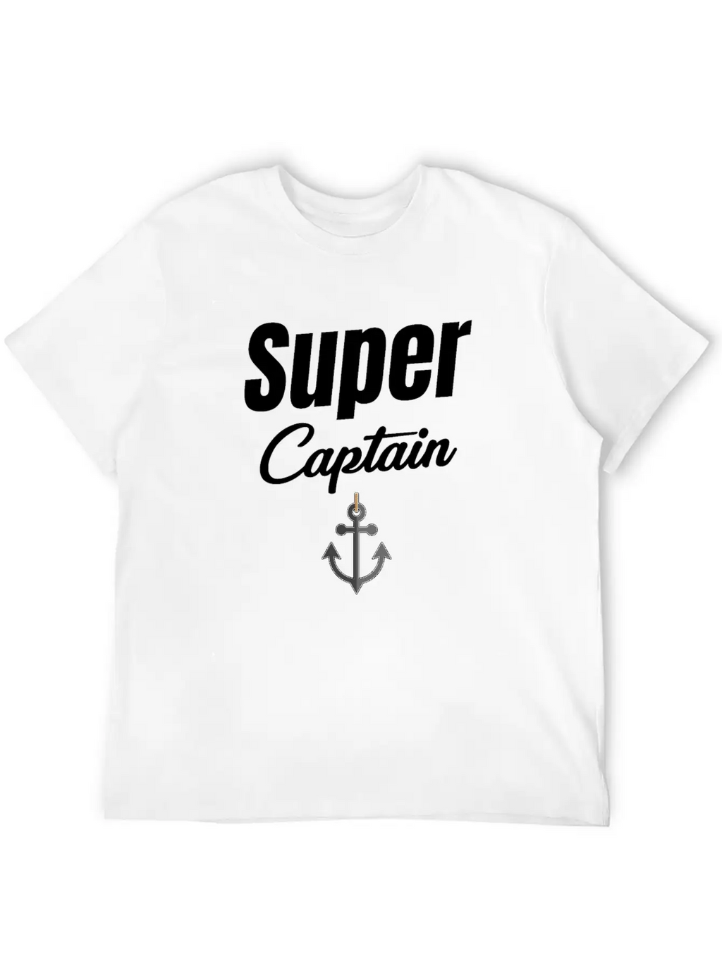 Super Captain Funny Ship Captain Cruise Sailing Basic Graphic T-Shirt – Daily Comfort In Soft Cotton