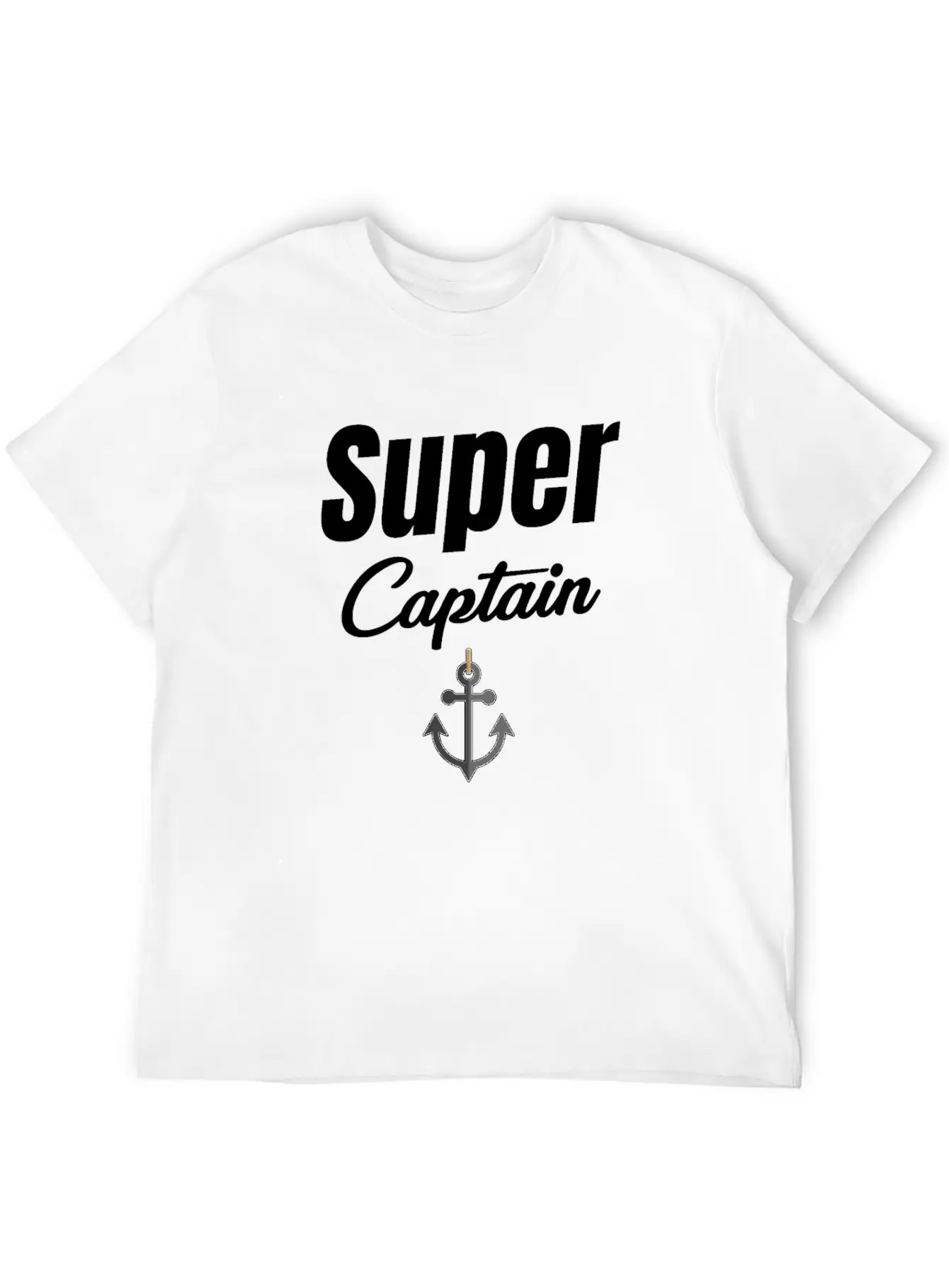 Super Captain Funny Ship Captain Cruise Sailing Basic Graphic T-Shirt – Daily Comfort In Soft Cotton