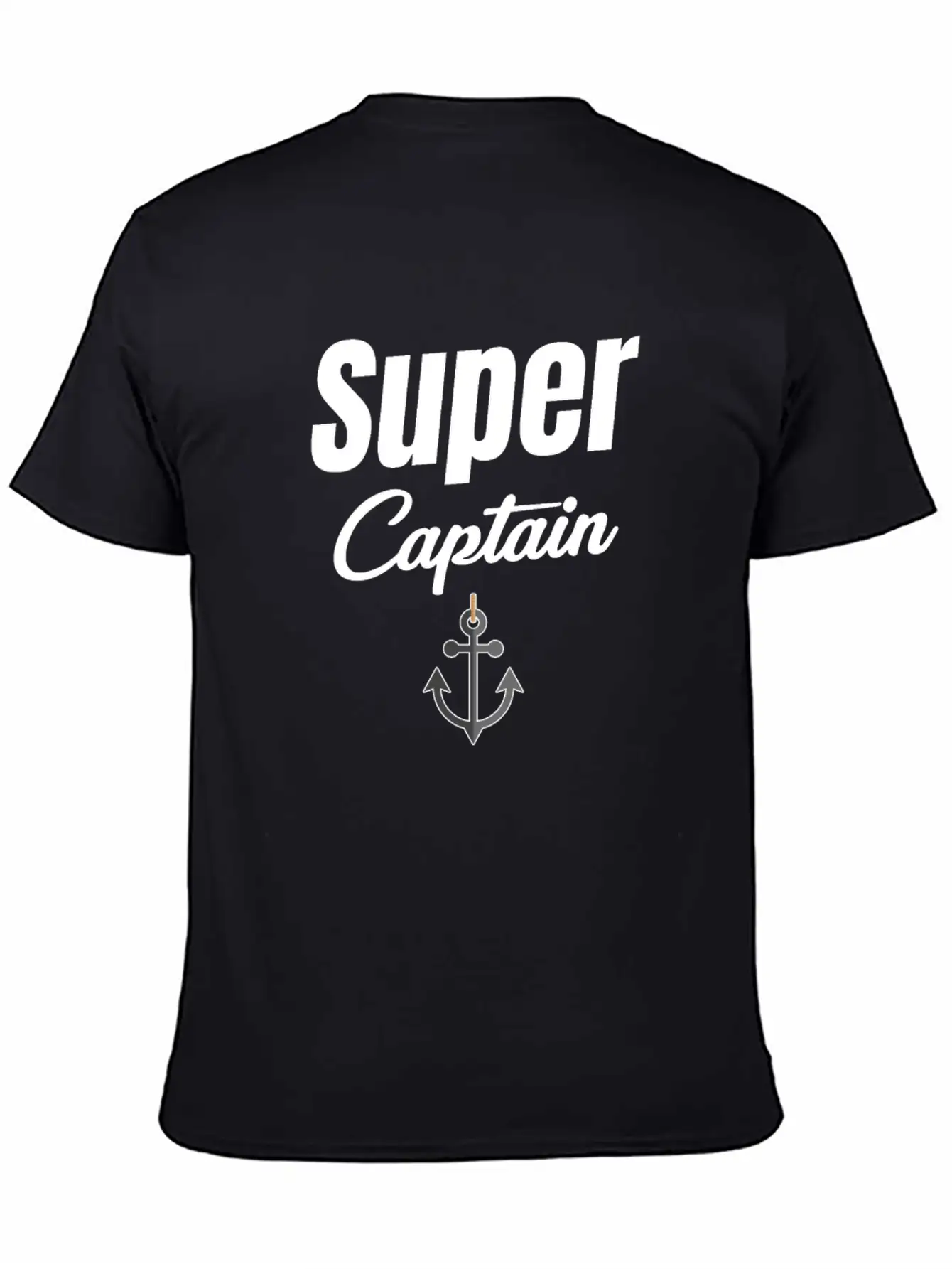 Super Captain Funny Ship Captain Cruise Sailing Basic Graphic T-Shirt – Daily Comfort In Soft Cotton