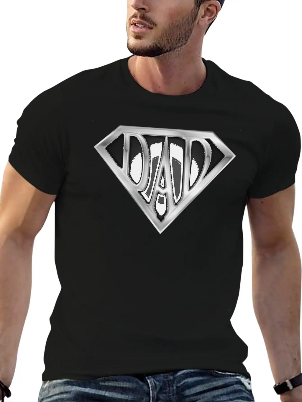 Super Dad Stylish Everyday T-Shirt – Unisex Basic Cotton Tee