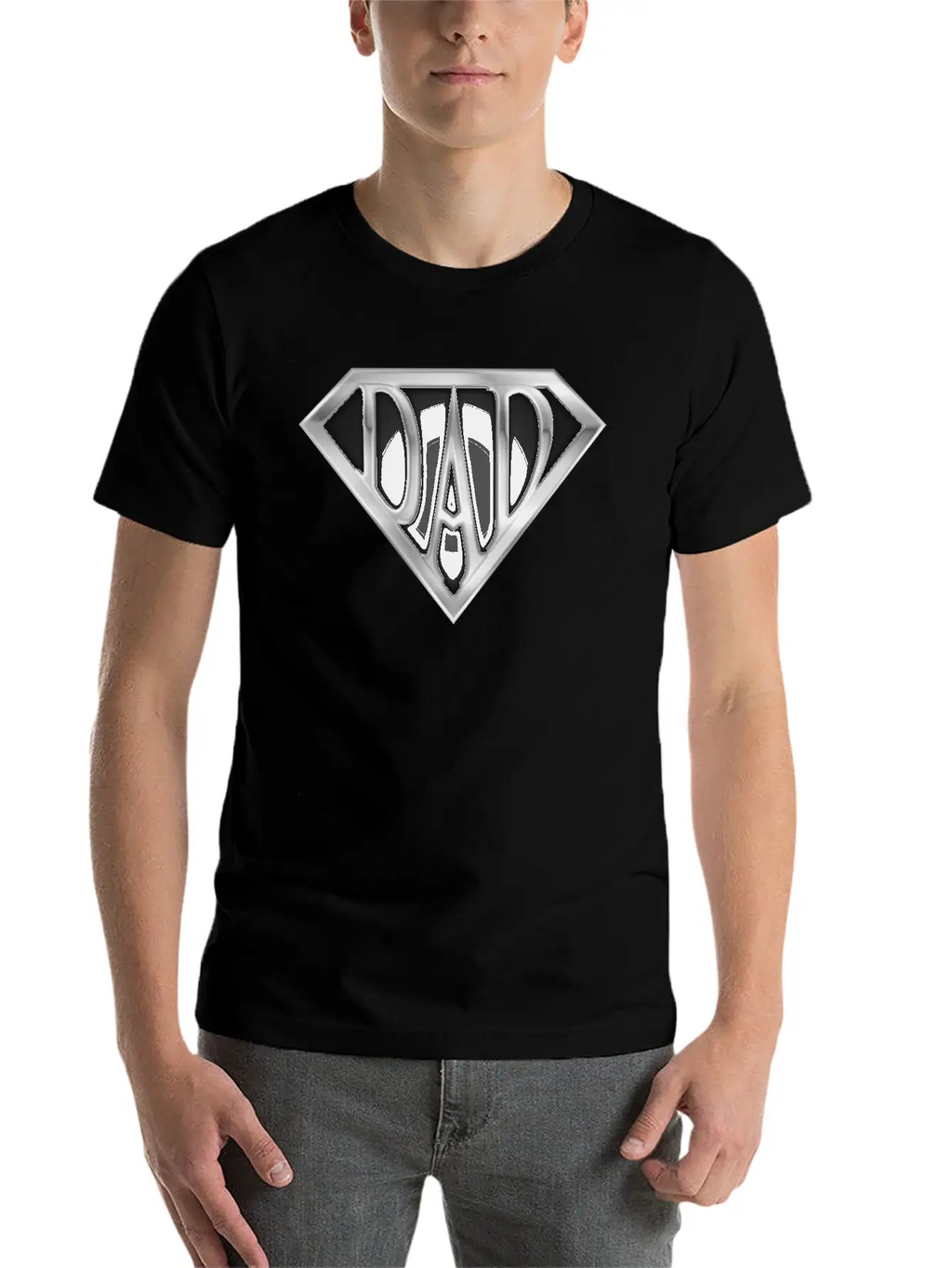 Super Dad Stylish Everyday T-Shirt – Unisex Basic Cotton Tee