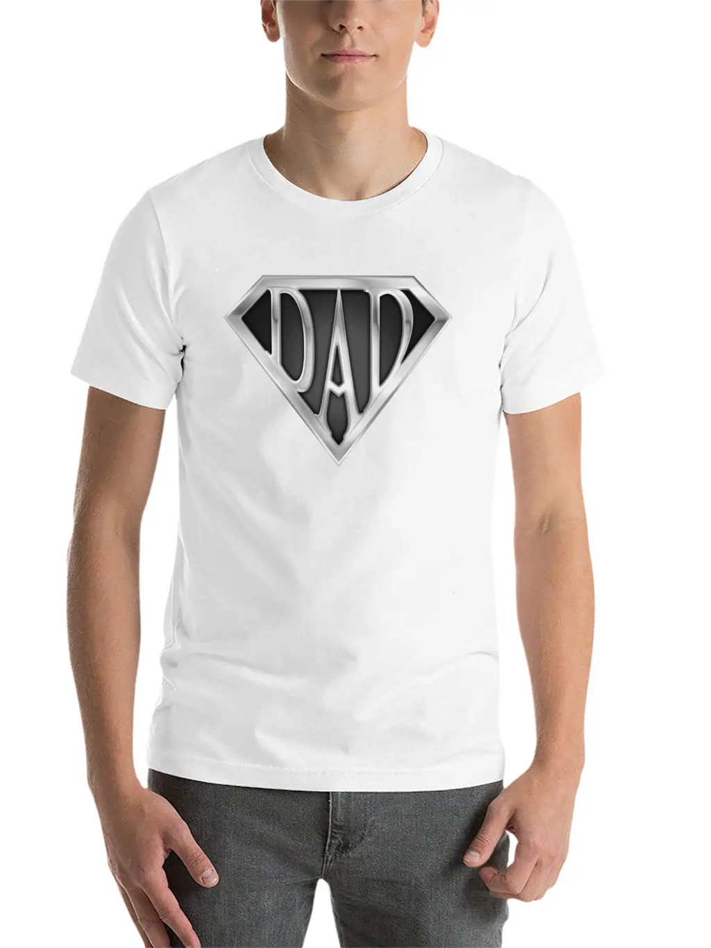 Super Dad Stylish Everyday T-Shirt – Unisex Basic Cotton Tee