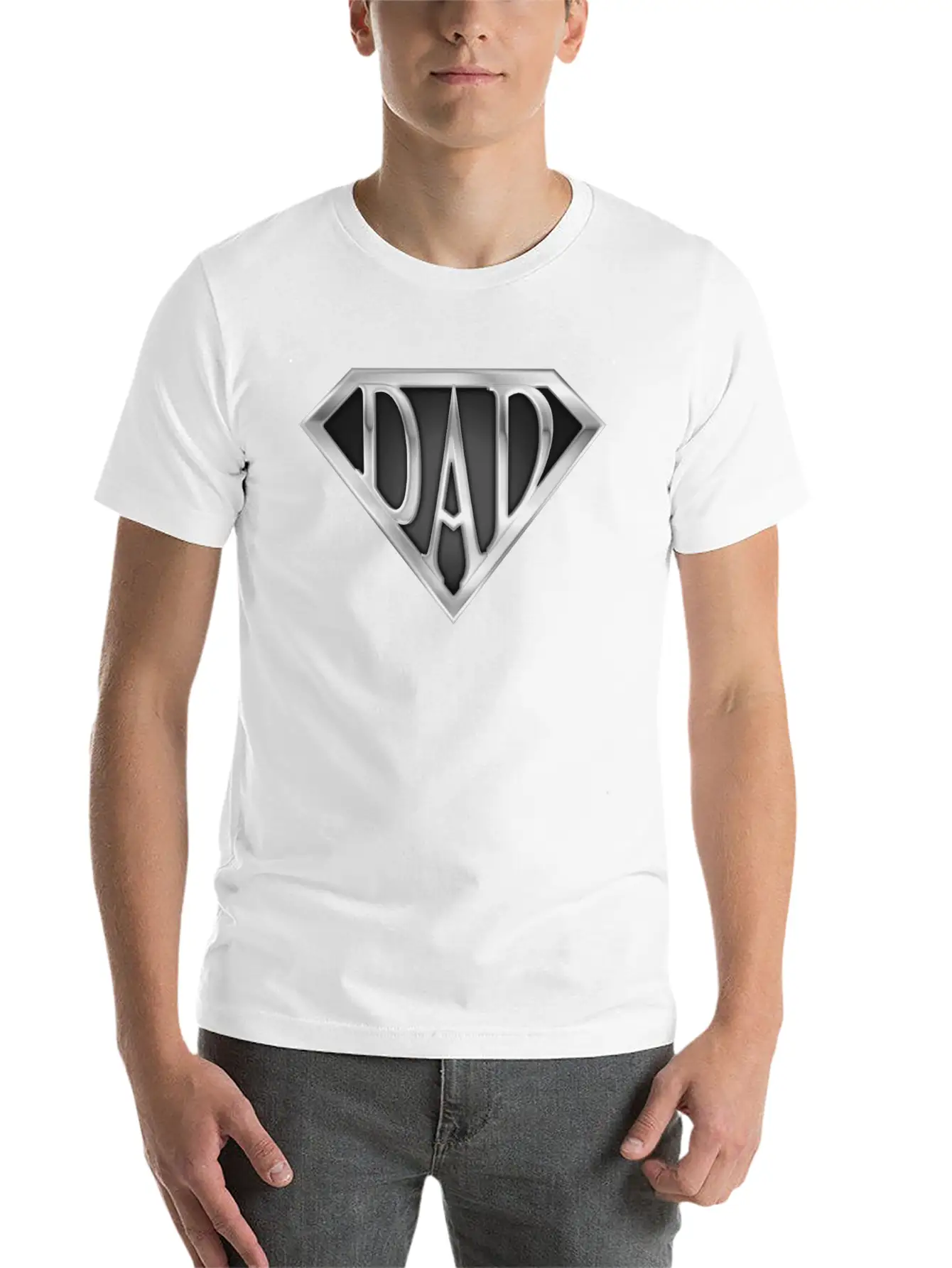 Super Dad Stylish Everyday T-Shirt – Unisex Basic Cotton Tee