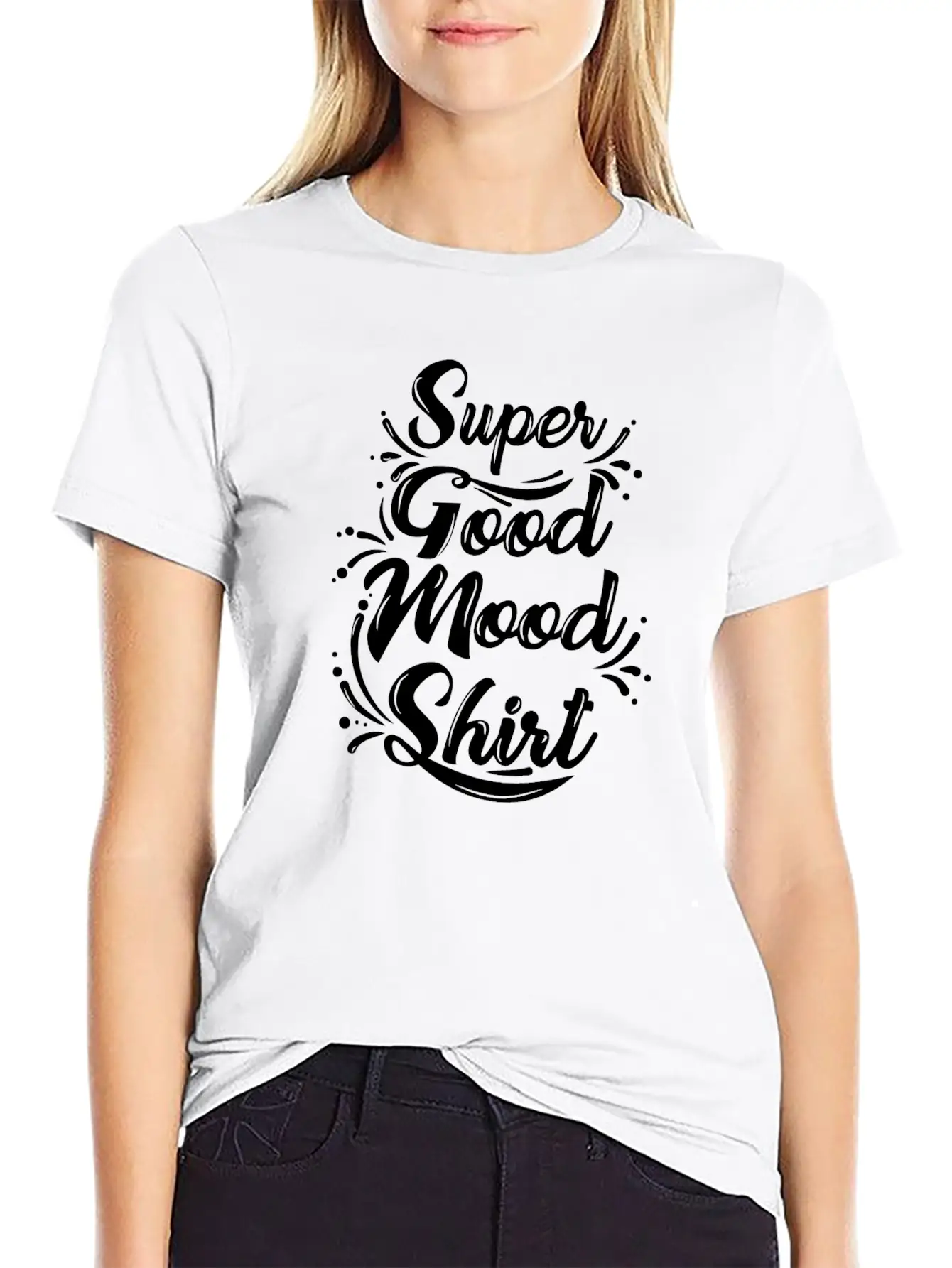 Super Good Mood Shirt Funny Happy Tee Positive Relaxed Everyday Tee – Lightweight And Durable Cotton