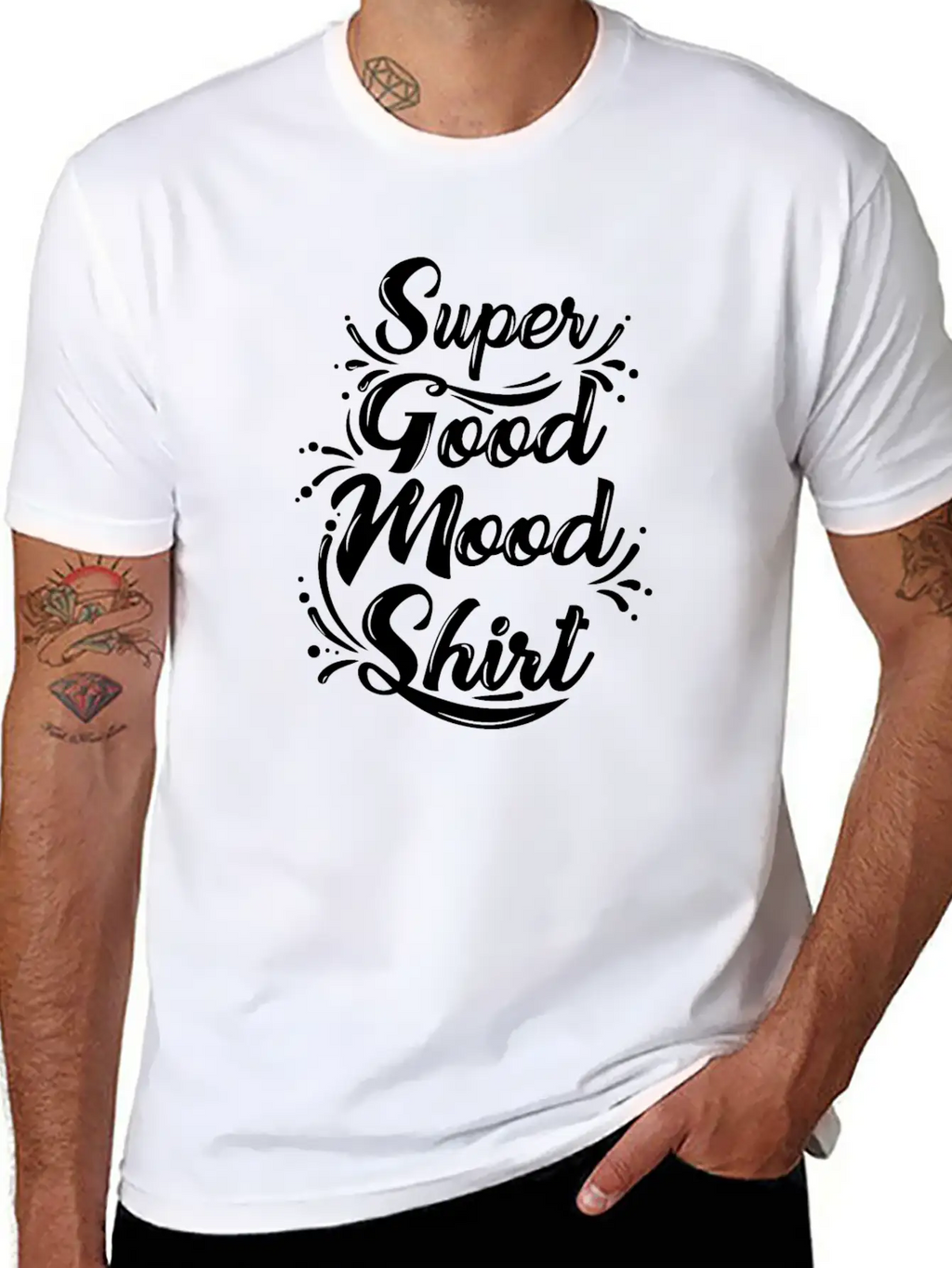 Super Good Mood Shirt Funny Happy Tee Positive Relaxed Everyday Tee – Lightweight And Durable Cotton