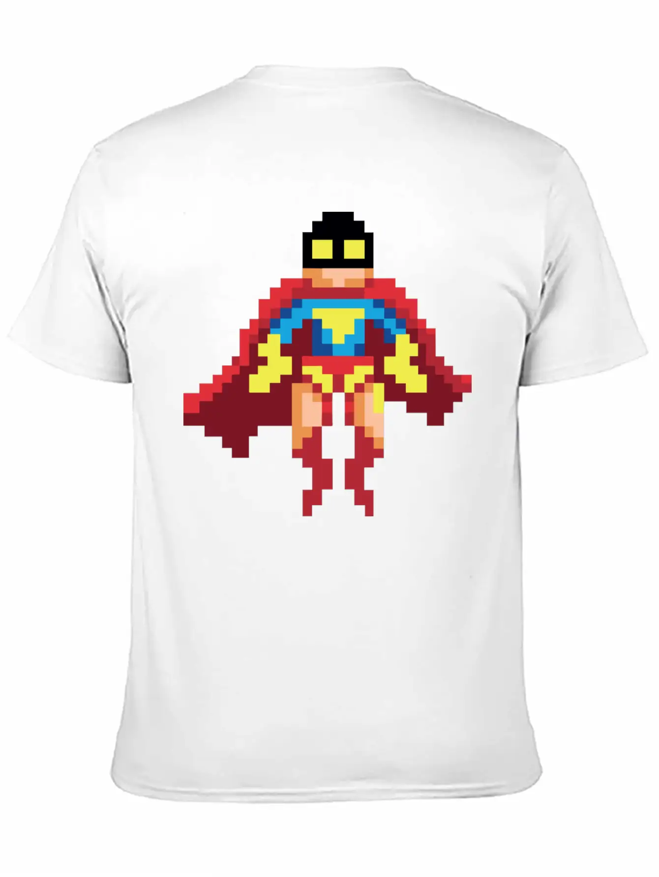 Super Hero Pixel Art - Vince Essential Cotton Tee For Daily Outfits – Unisex Style