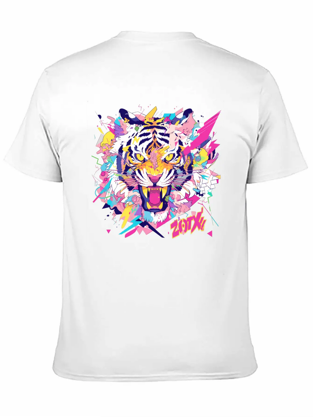 Super Turbo Killer Pop Art Tiger Relaxed Everyday Tee – Lightweight And Durable Cotton
