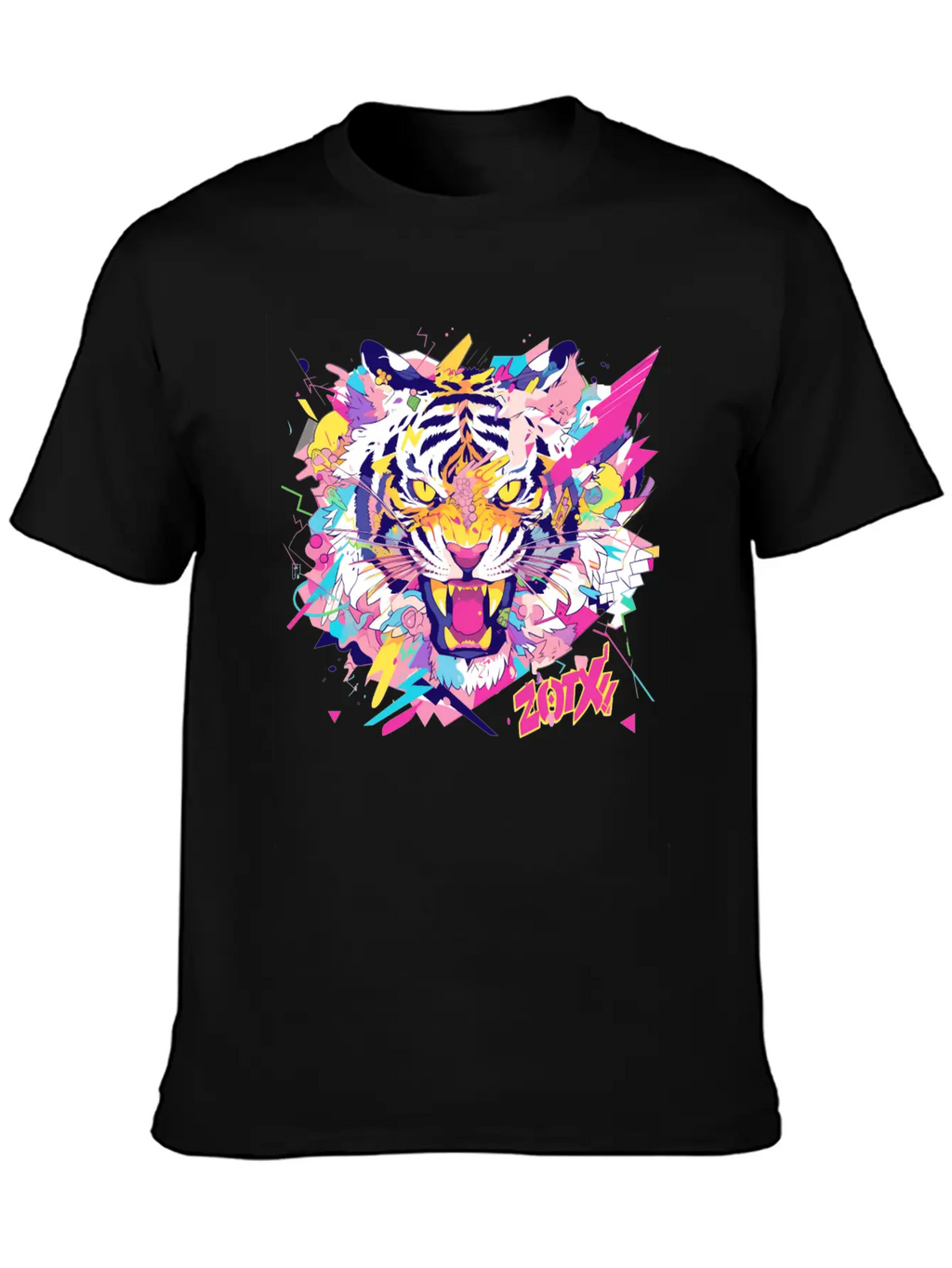 Super Turbo Killer Pop Art Tiger Relaxed Everyday Tee – Lightweight And Durable Cotton